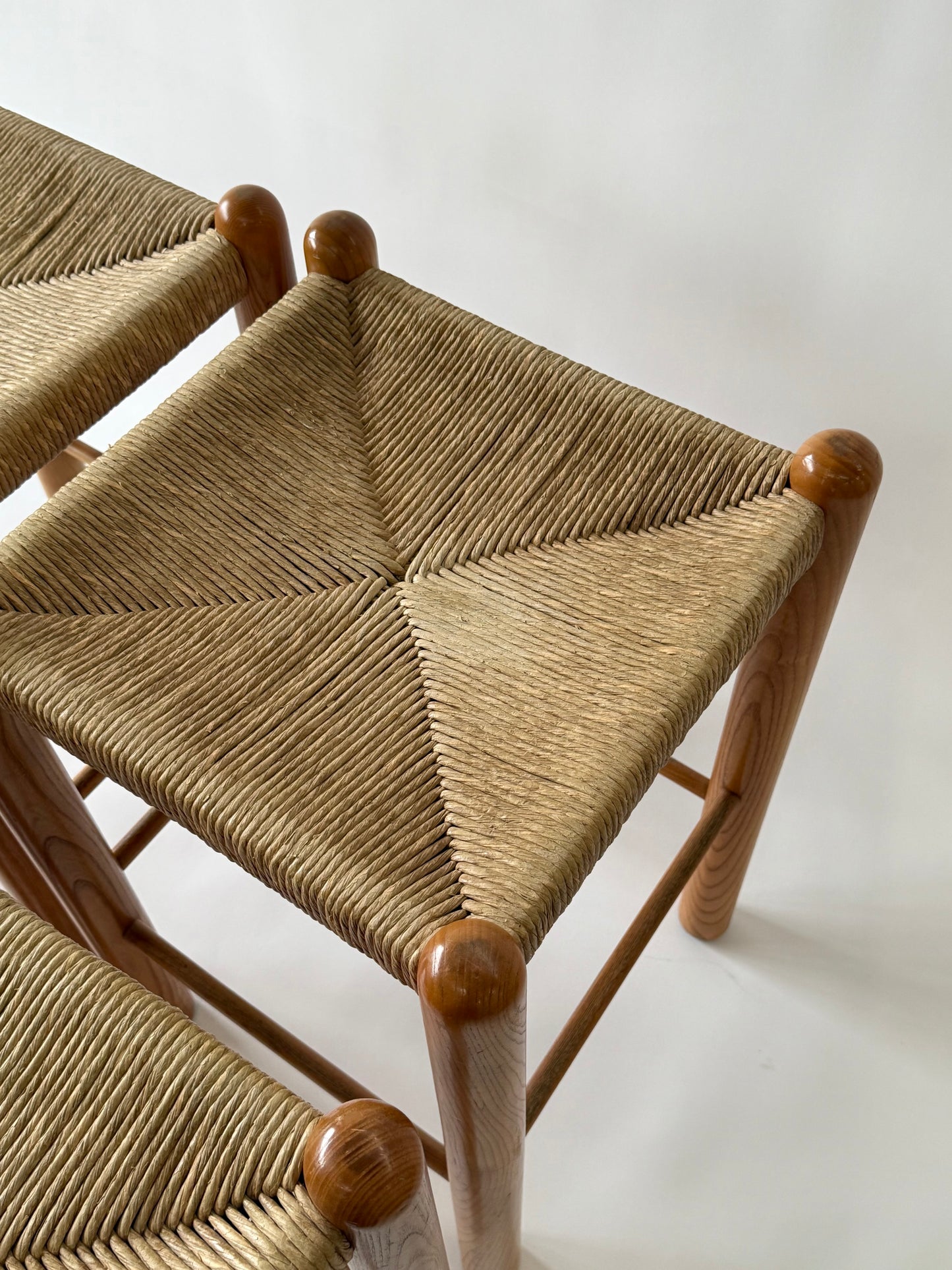 Vintage Rush Stool In The Style Of Perriand - Two Available
