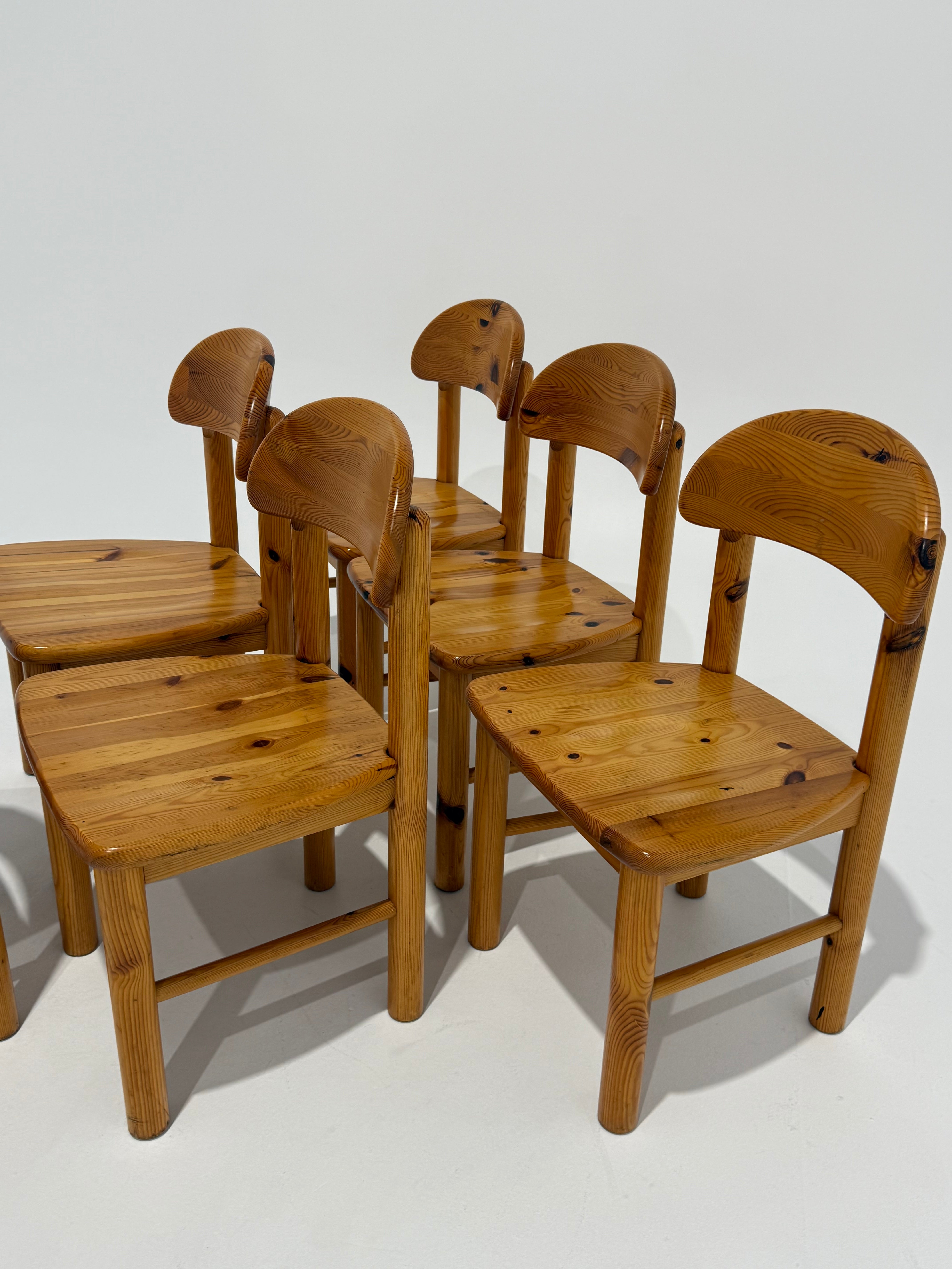 Pine Dining Chair by Rainer Daumiller - 6 Available