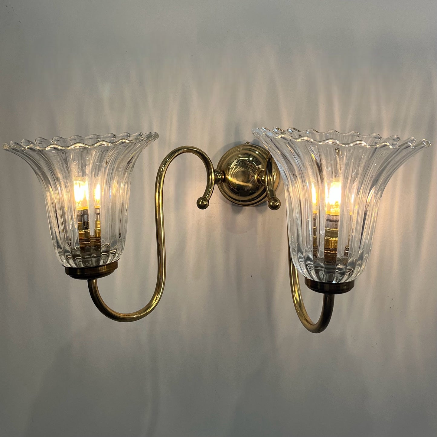 Barovier Double Bowl Wall Light