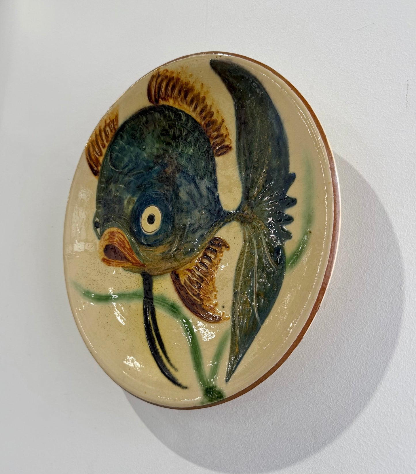 Spanish Ceramic Wall Plate by Puigdemont
