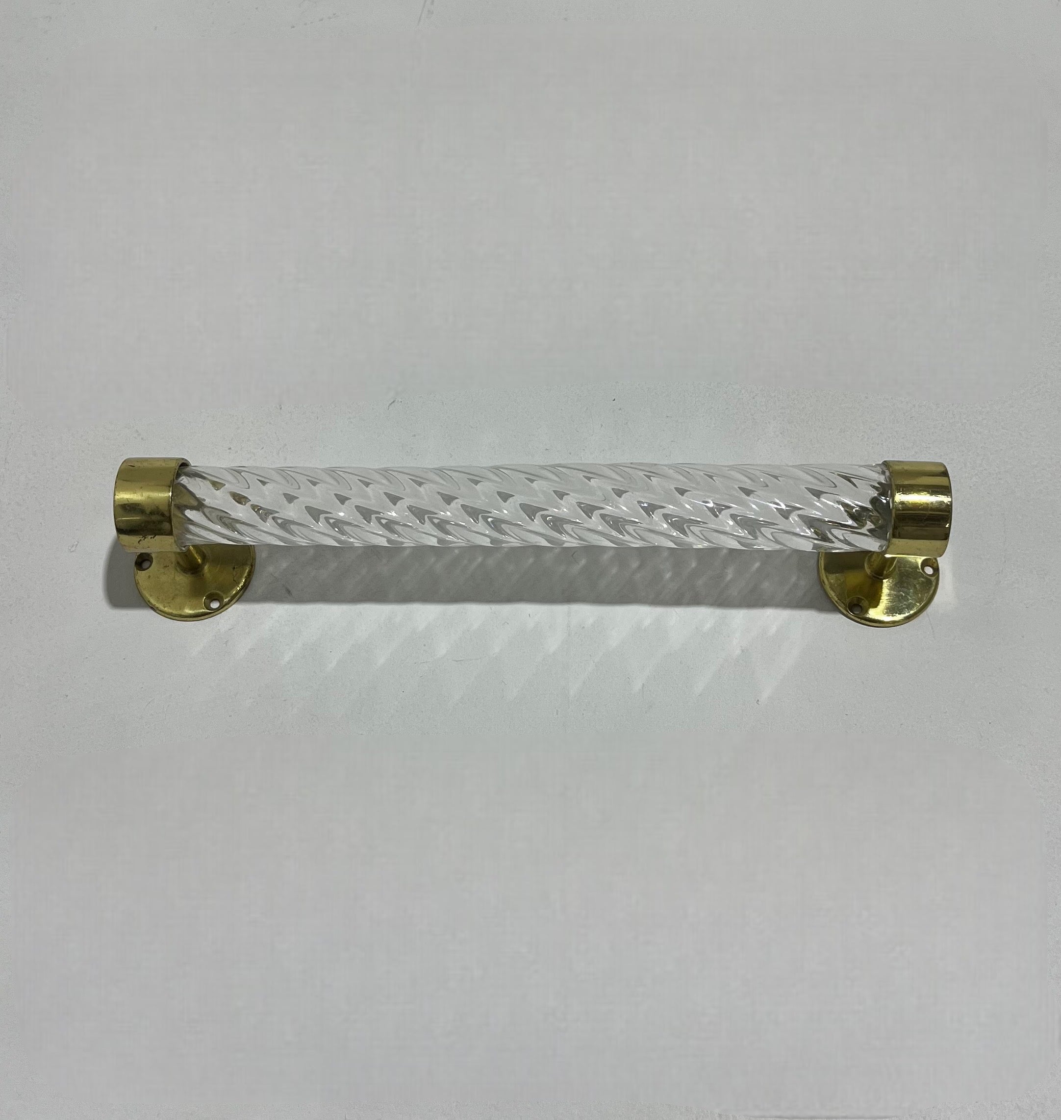 Italian Murano Glass Towel Rail / Handle