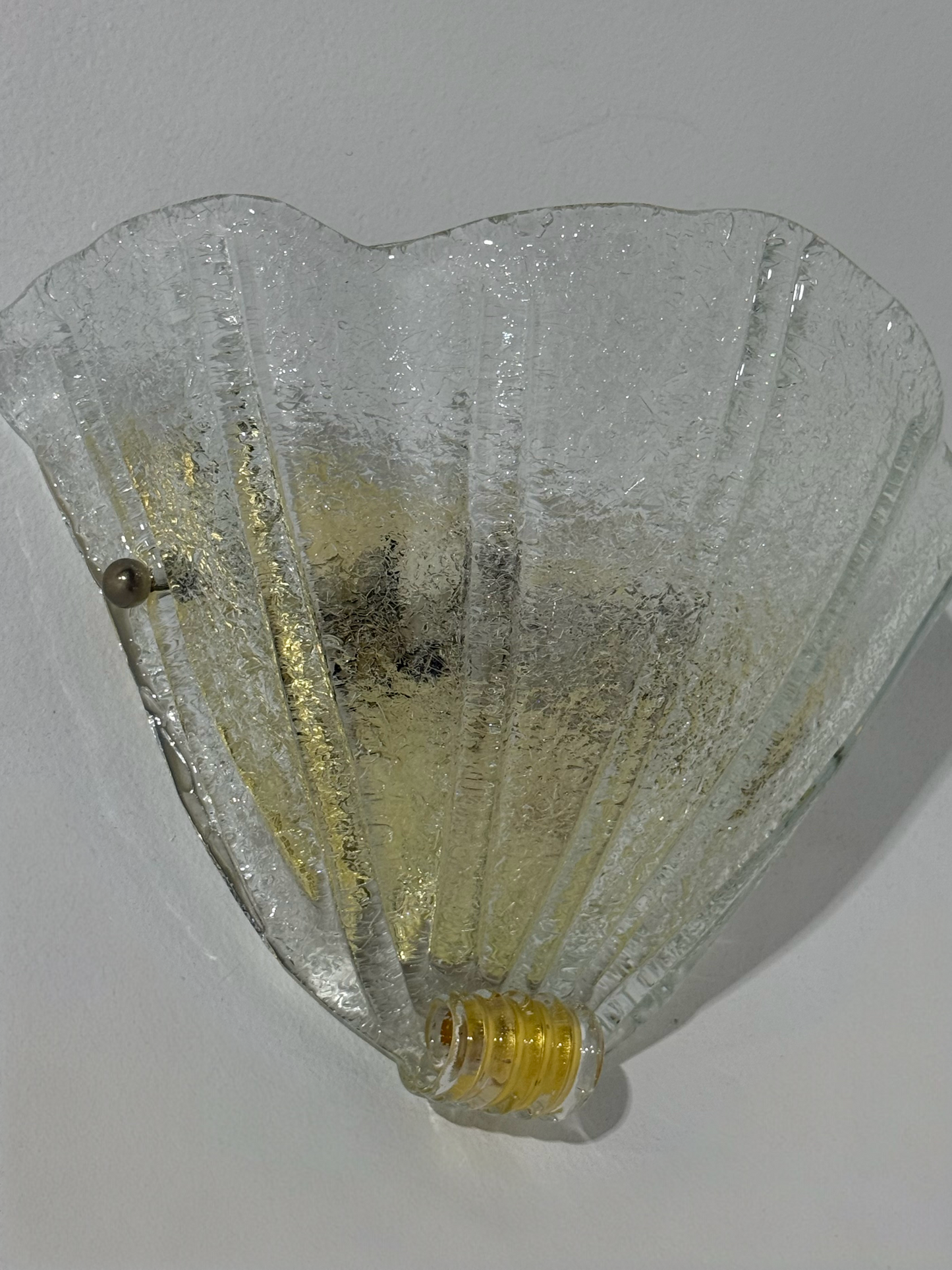 Murano Glass Shell Wall Light