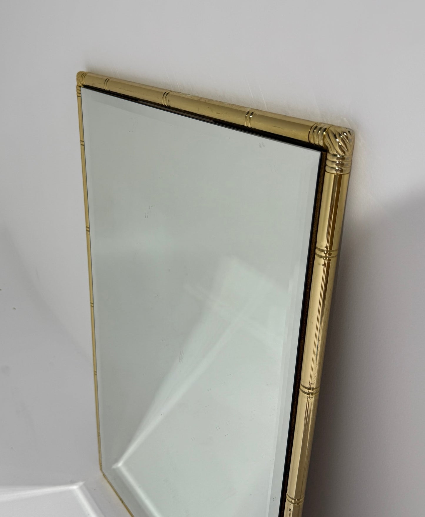 Vintage Italian Brass Mirror