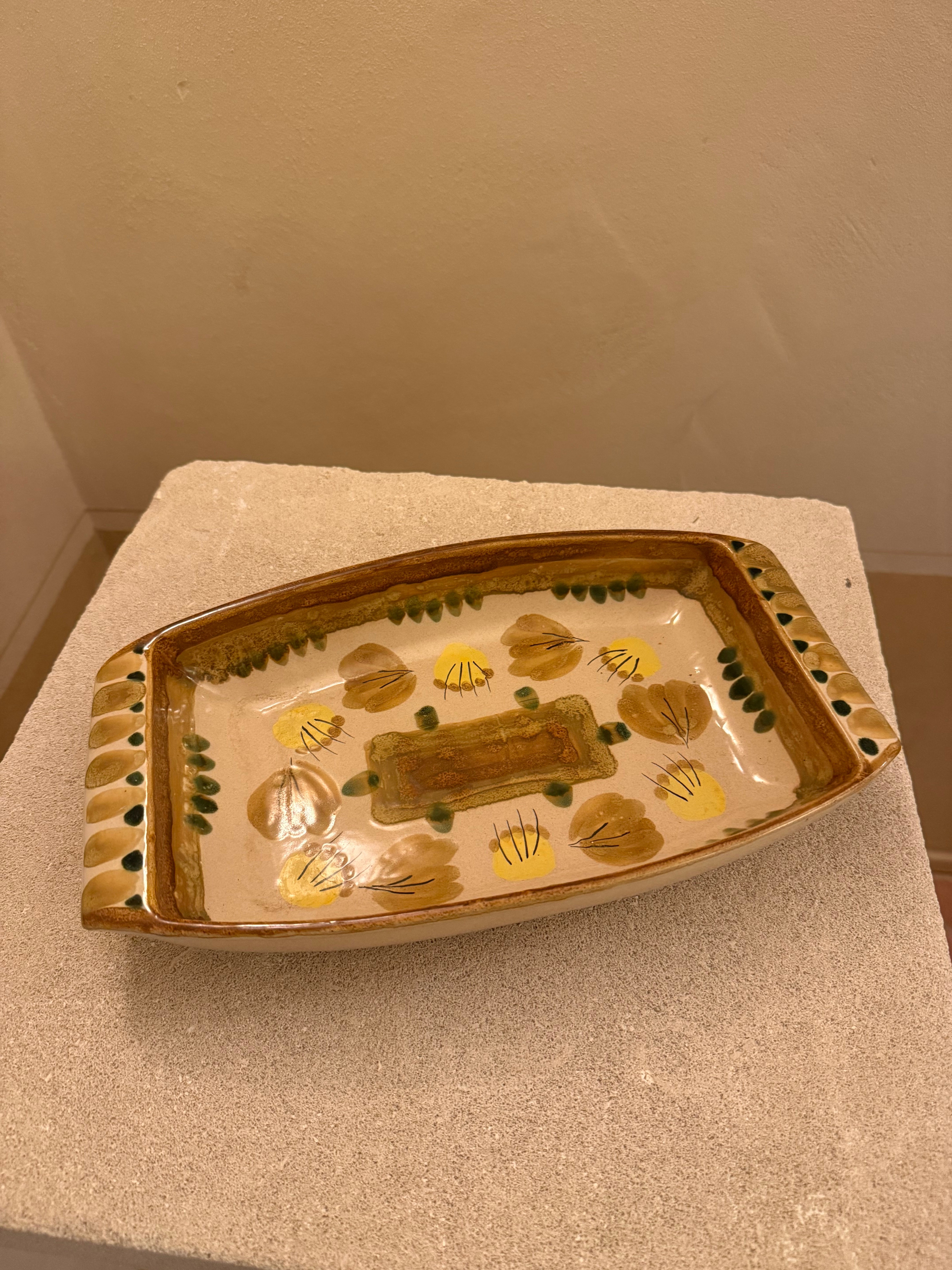 Vintage French Ceramic Dish