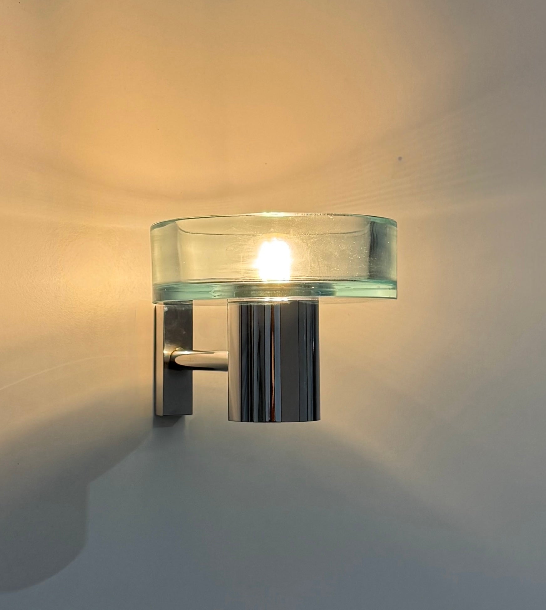 Pair of Murano Wall Light by Flavio Poli for Seguso