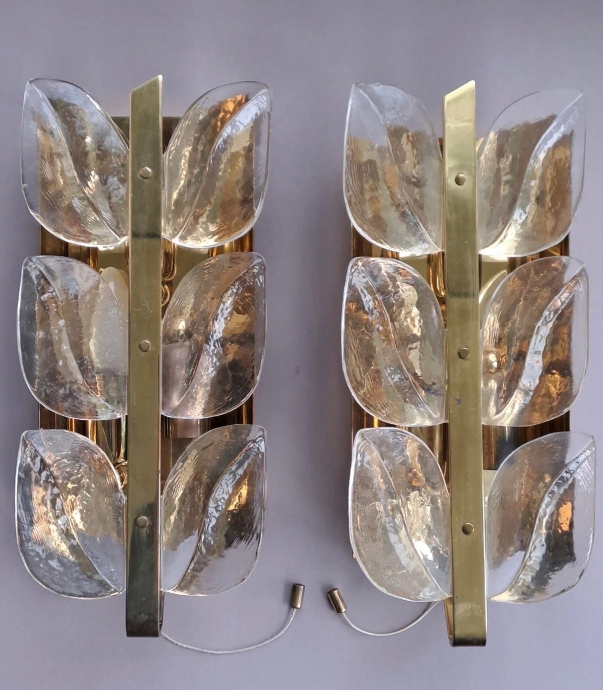 Pair of “Florida” Wall Lights by JT Kalmar
