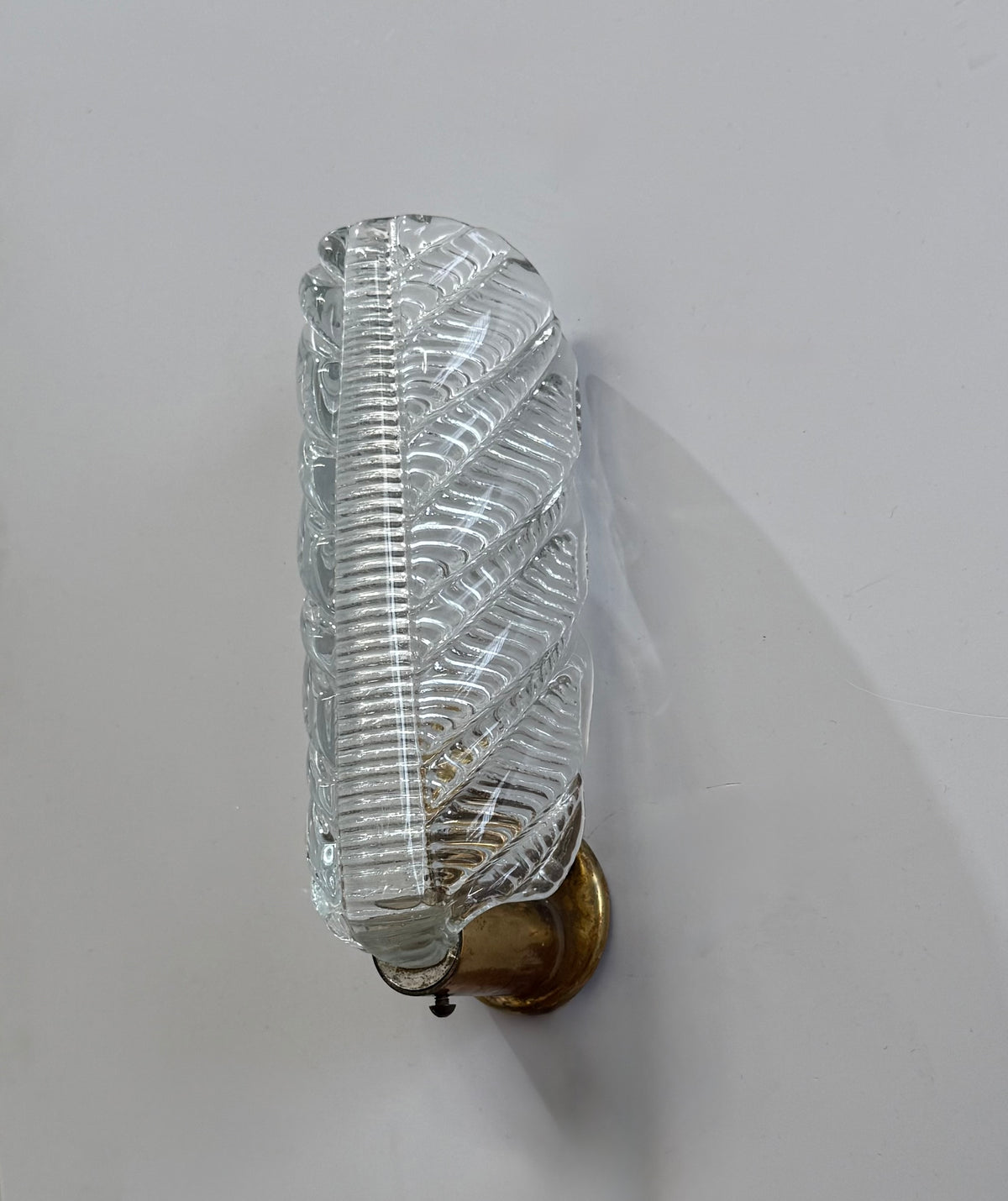 Murano Glass Leaf Wall Light by Barovier - Three Available