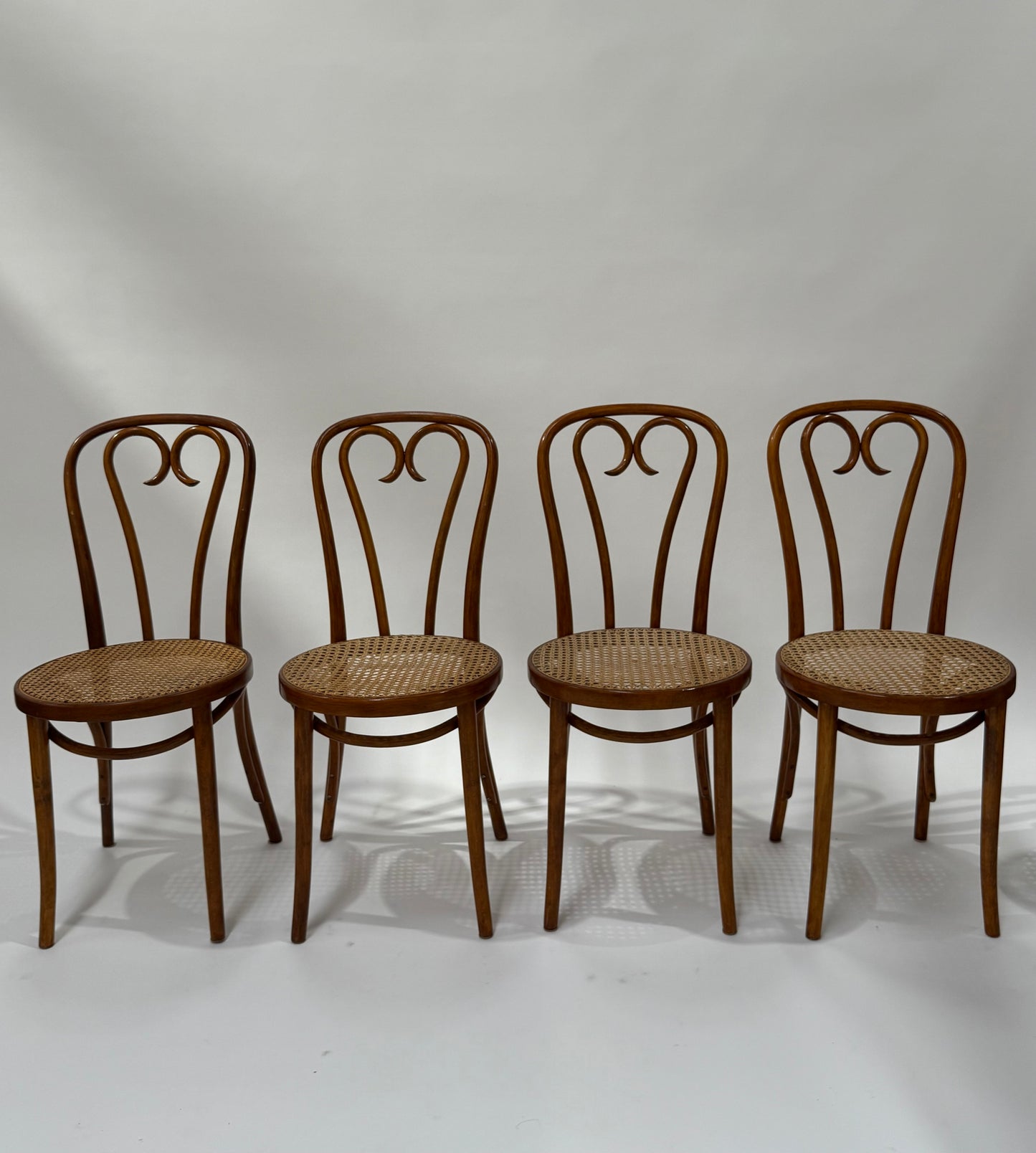 Set of Four Vintage Bentwood Dining Chairs