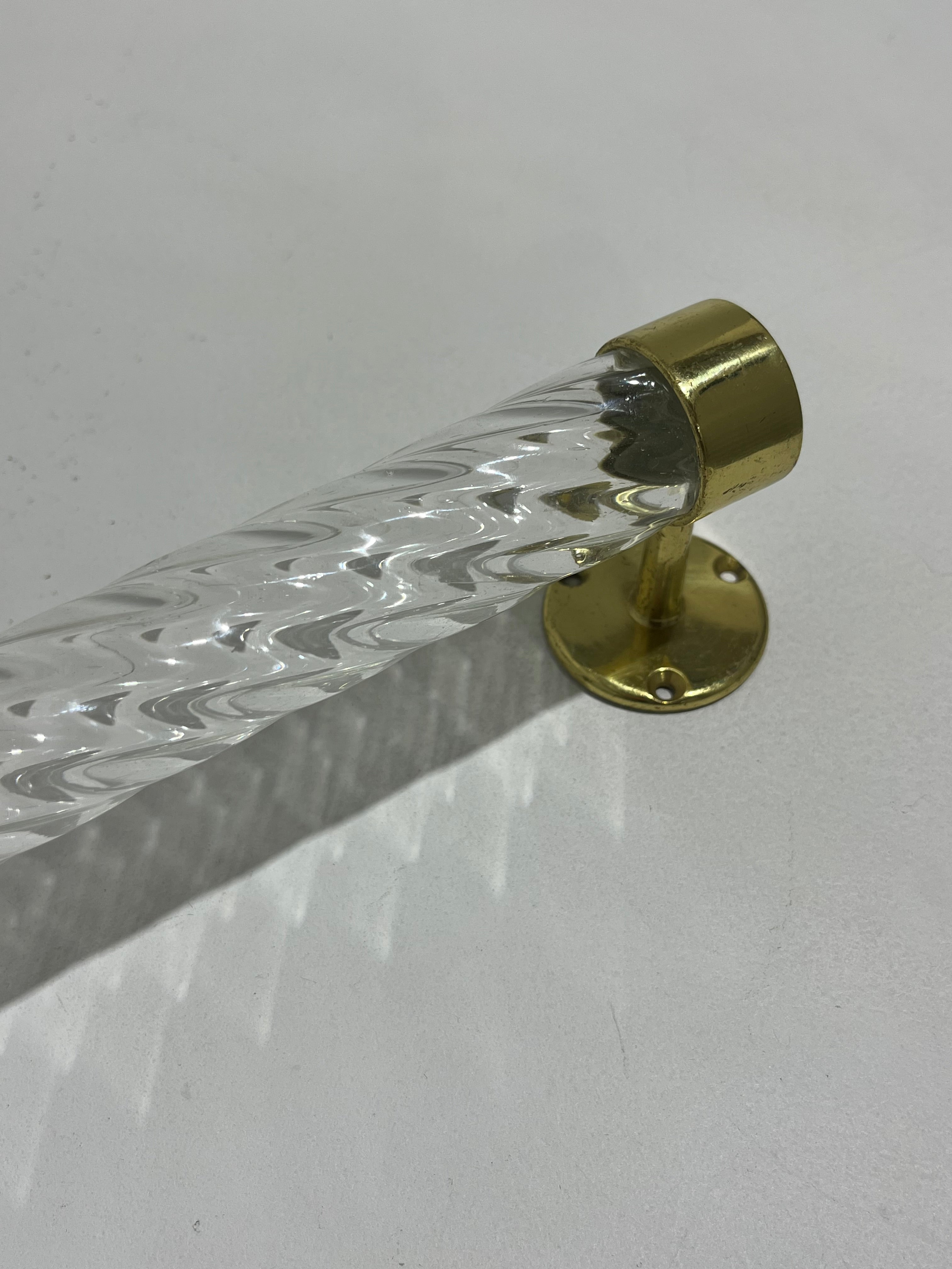 Italian Murano Glass Towel Rail / Handle