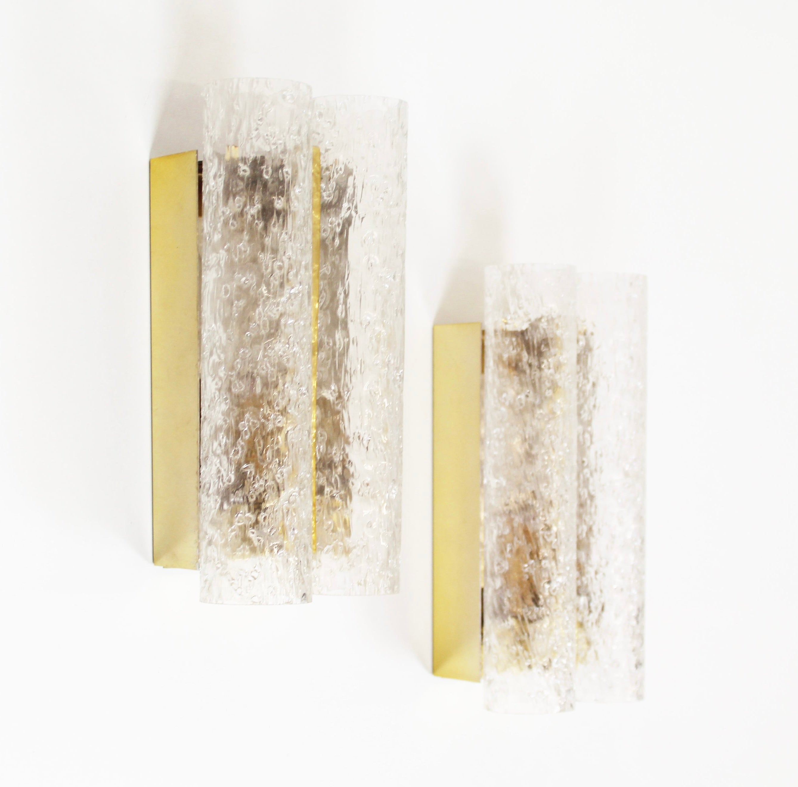Pair of Murano Glass Wall Lights by Doria Leuchten