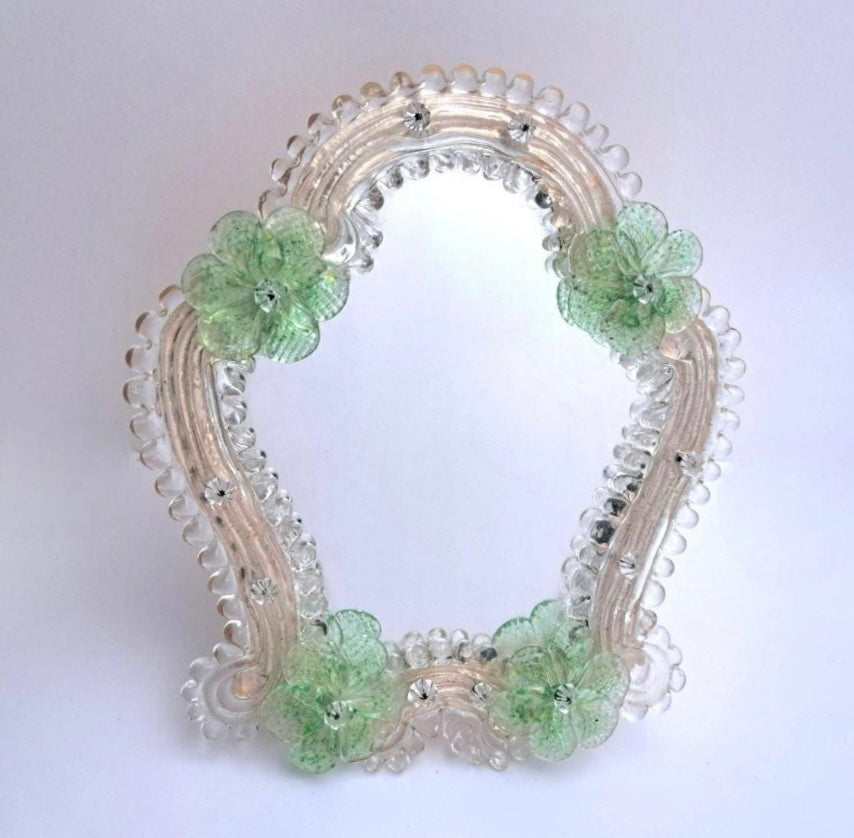 Vintage Venetian Murano Vanity or Wall Mirror