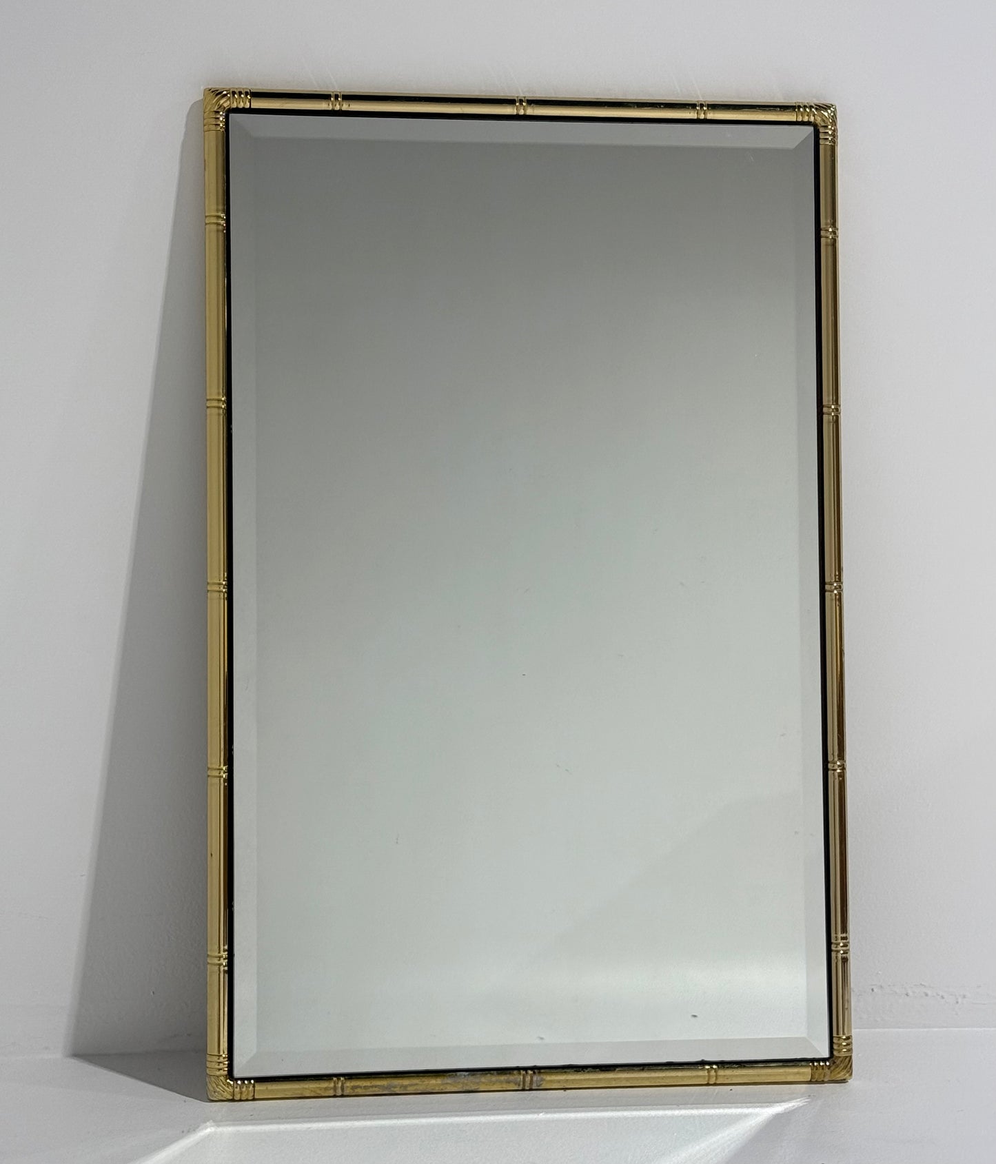 Vintage Italian Brass Mirror
