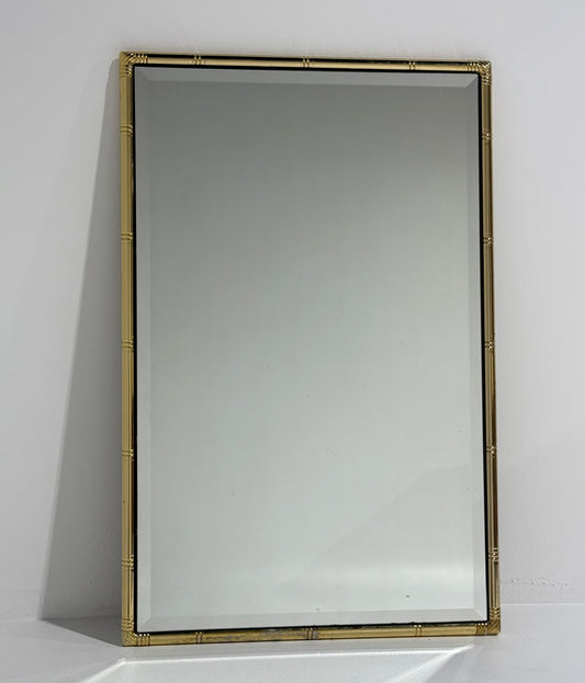 Vintage Italian Brass Mirror