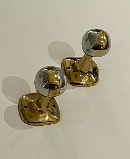 1970’s Brass Ball Hook by David Marshall - Four Available
