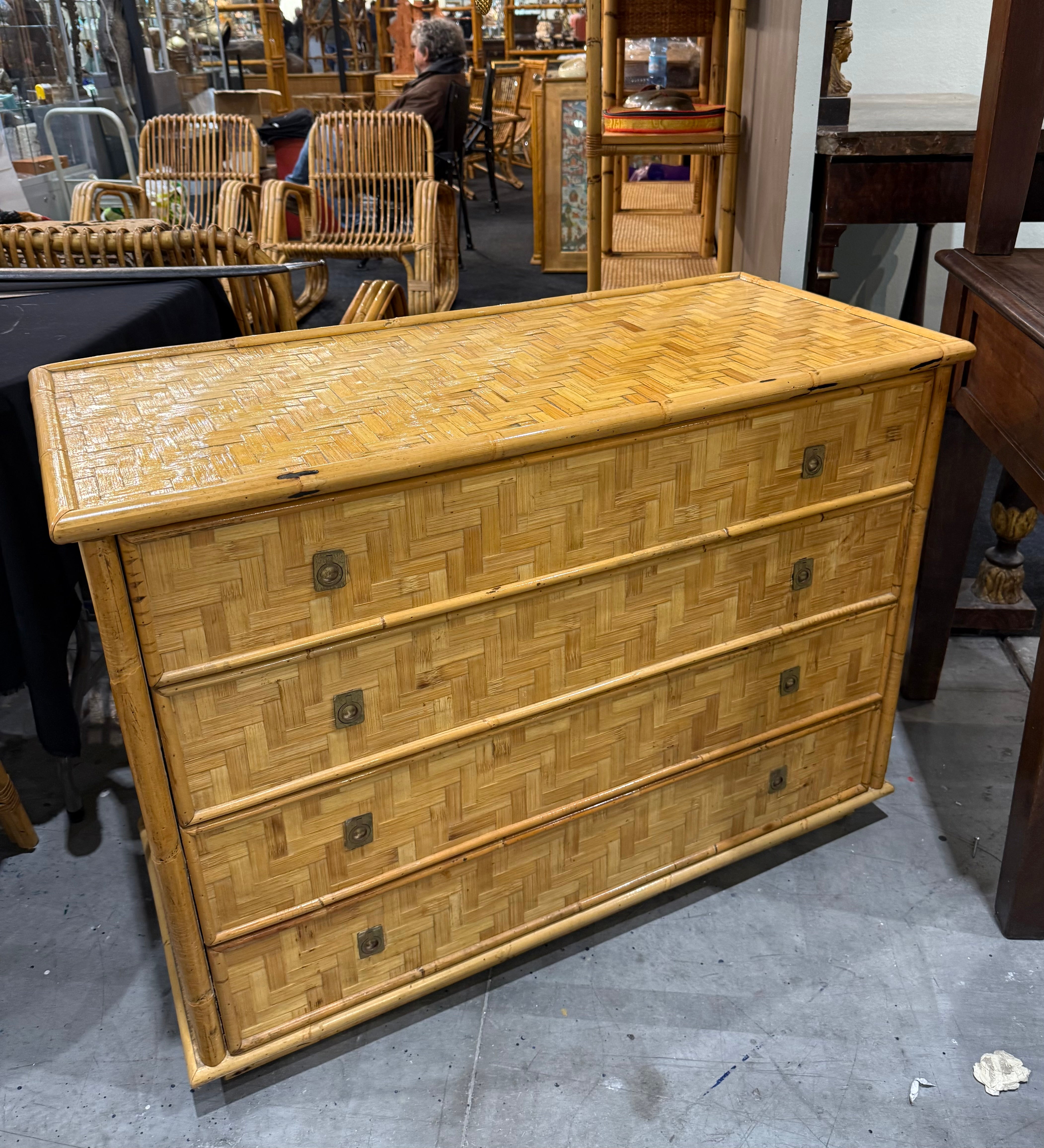 PRE-ORDER: Italian Pressed Bamboo Drawers by Vivai Del Sud