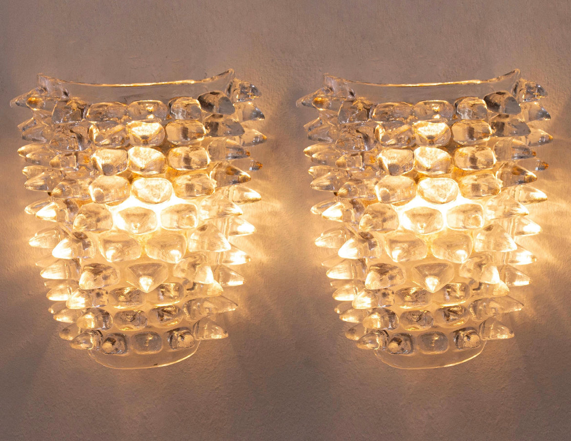 Large Murano Rostrato Wall Light