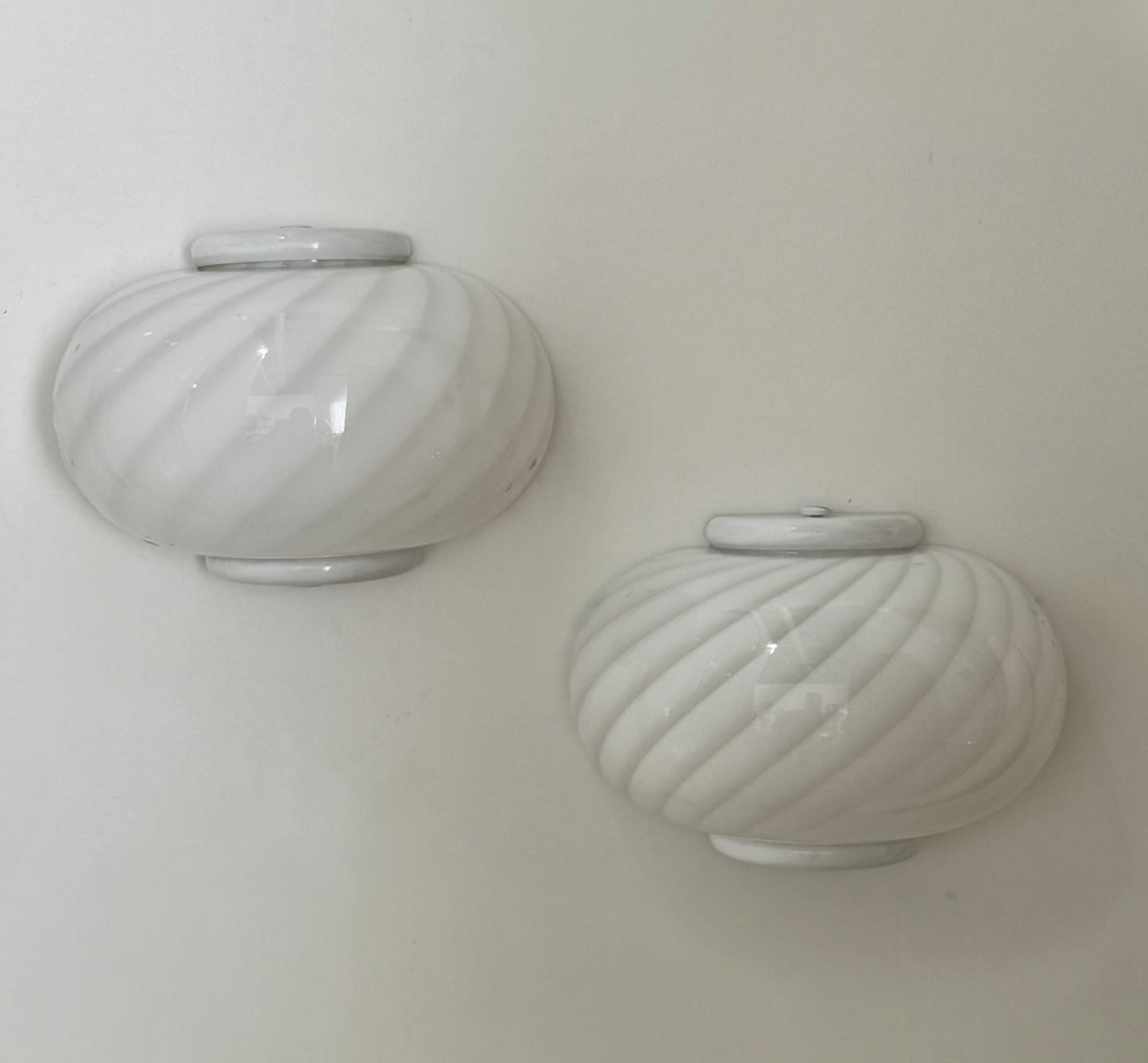 Pair of Murano Glass Wall Lights