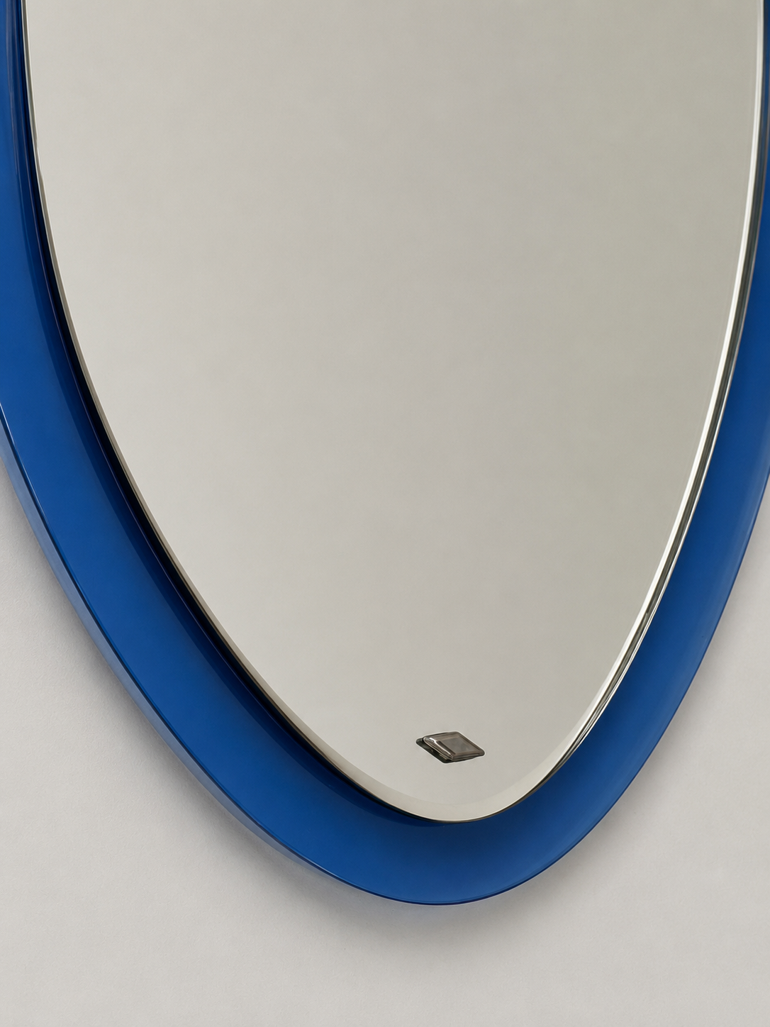 Italian Glass Mirror by Cristal Arte