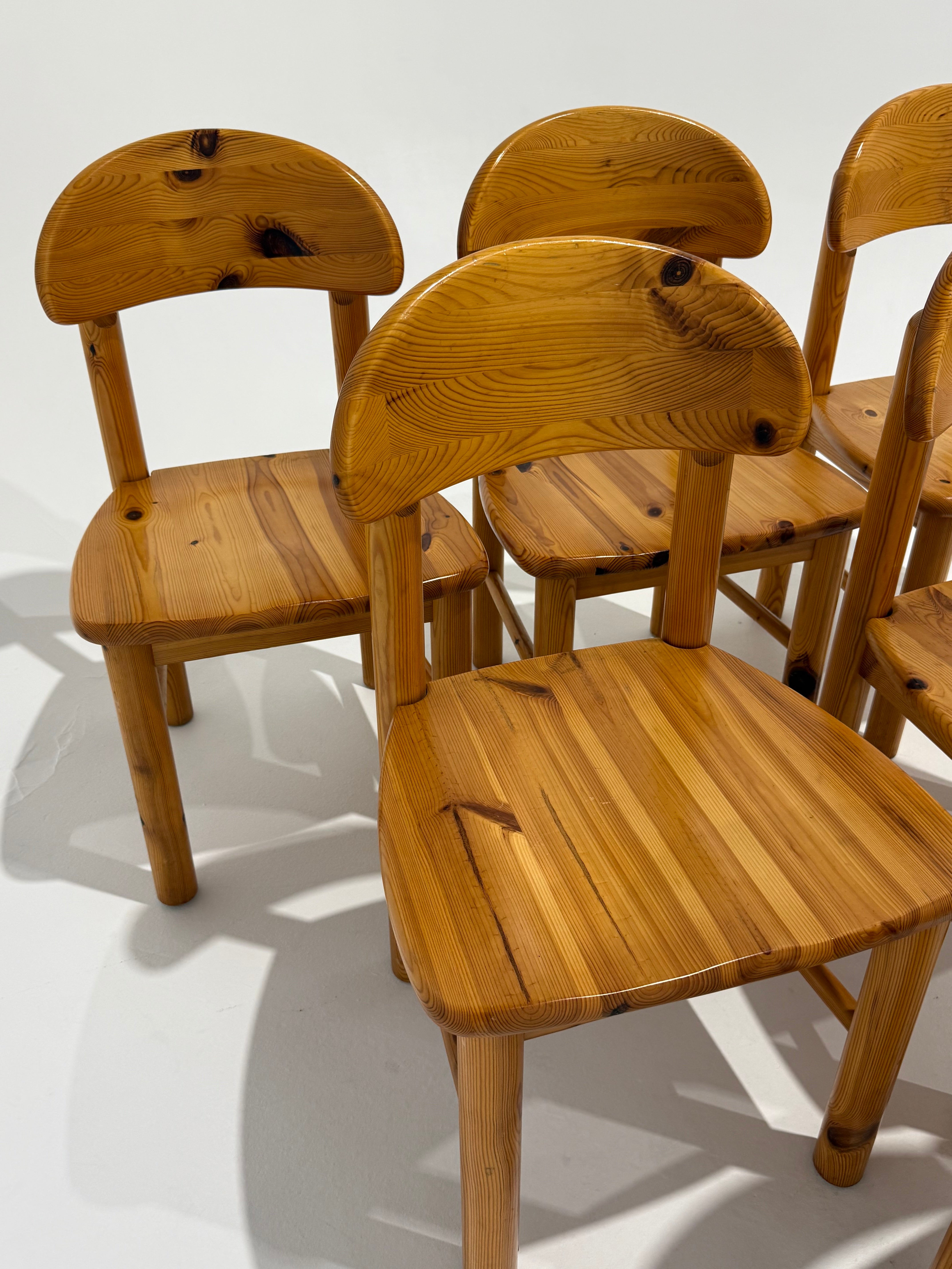 Pine Dining Chair by Rainer Daumiller - 6 Available