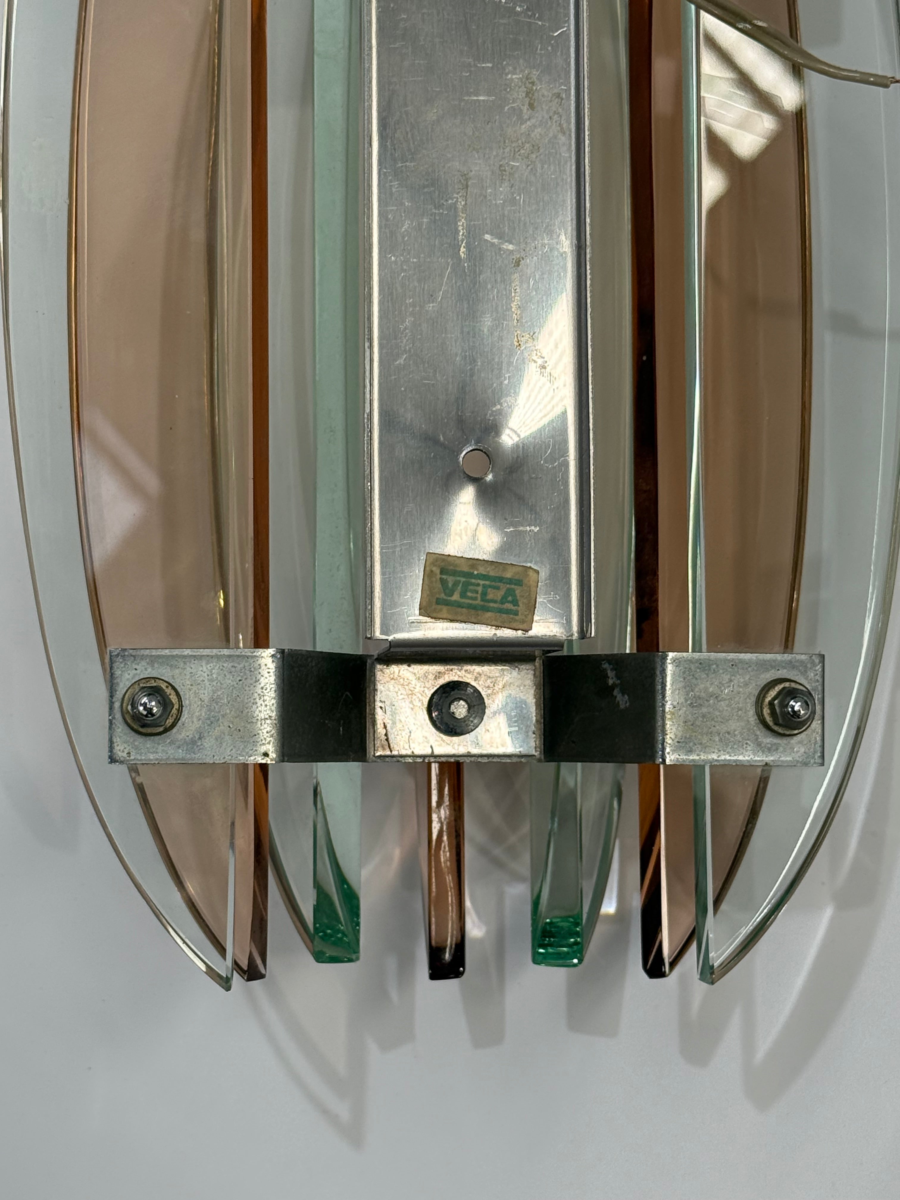 Murano Glass Wall Light by VECA - Five Available