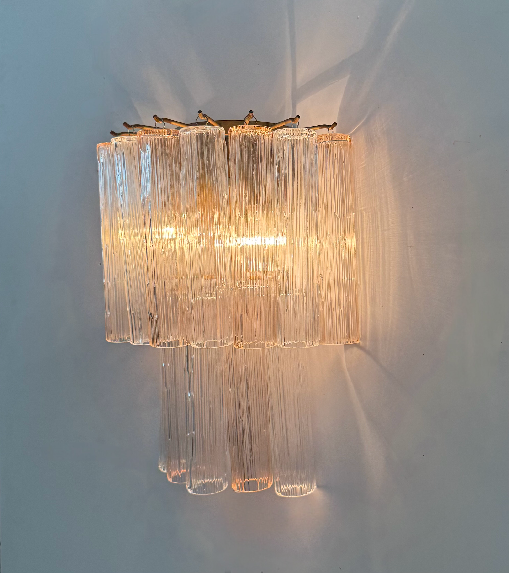 Large Murano Glass Wall Light - Two Available