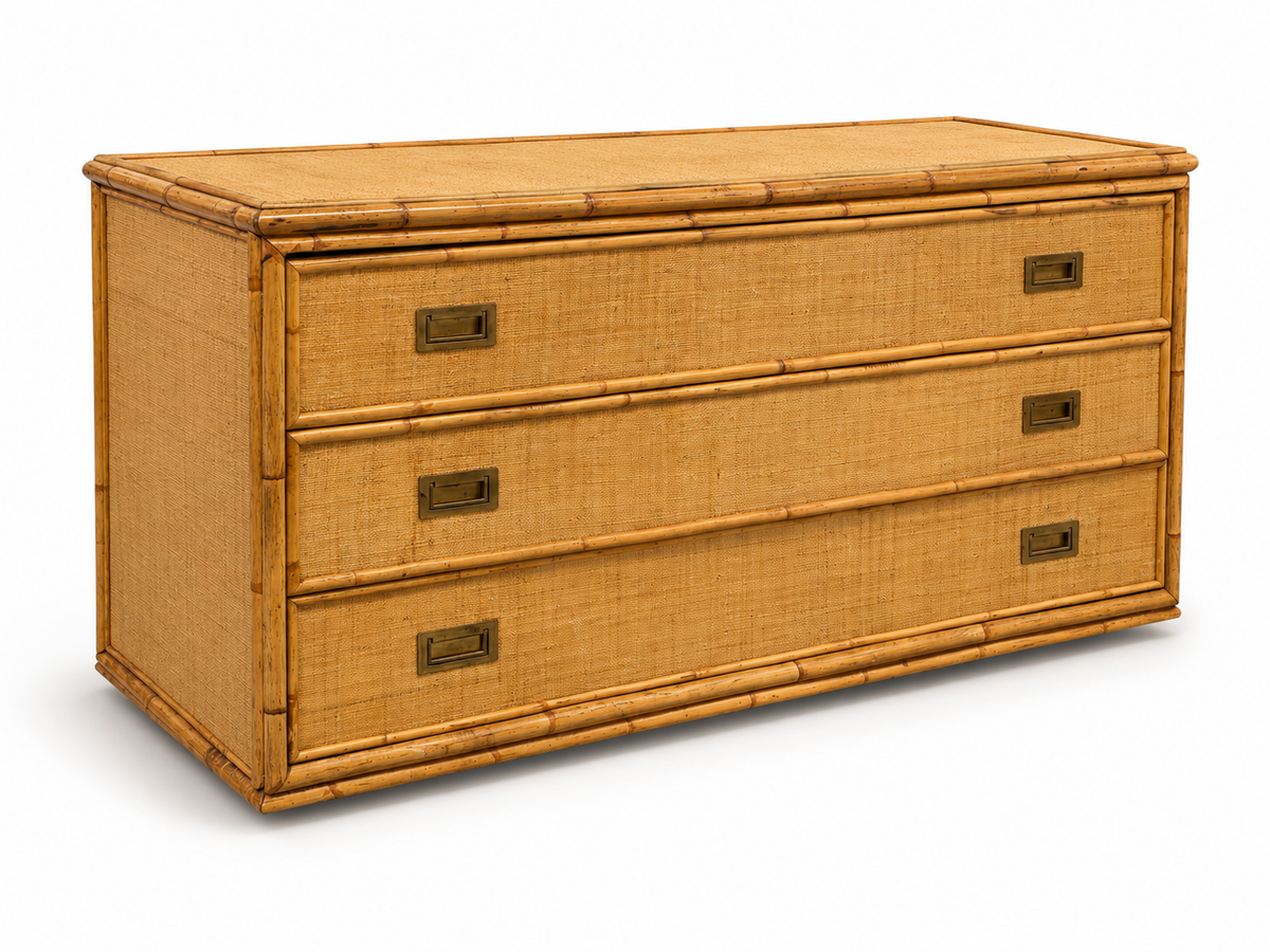 Italian Bamboo Drawers by Dal Vera