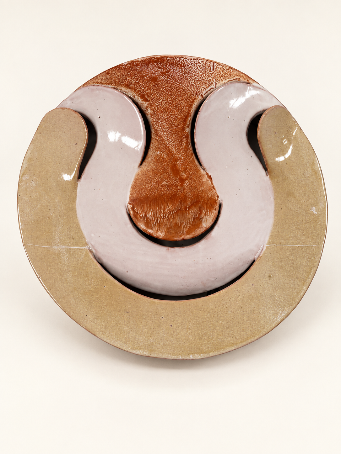 Large Abstract Ceramic Wall Light