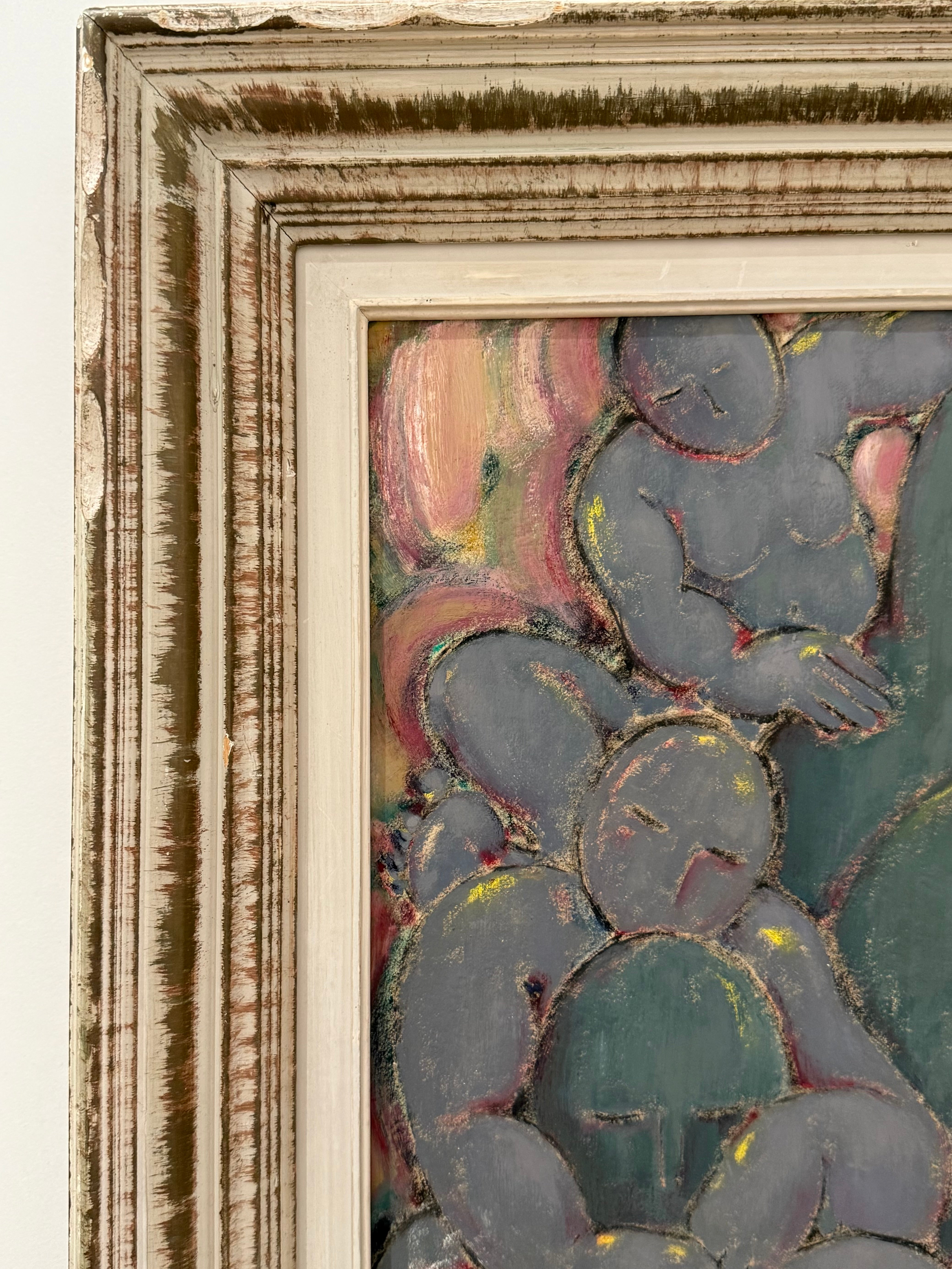 Vintage French Abstract Artwork