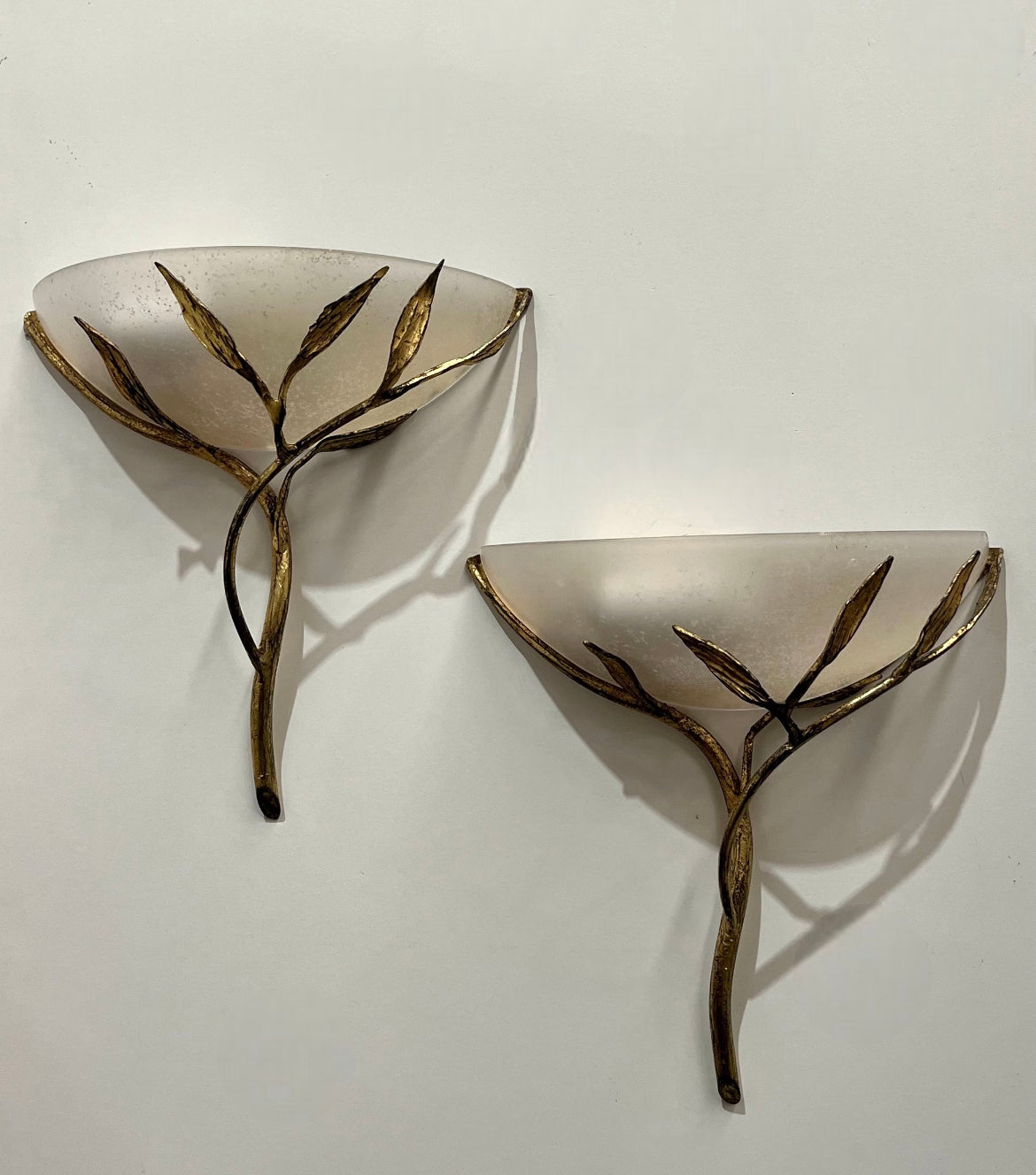 Italian Bronze Wall Light by Banci Firenze