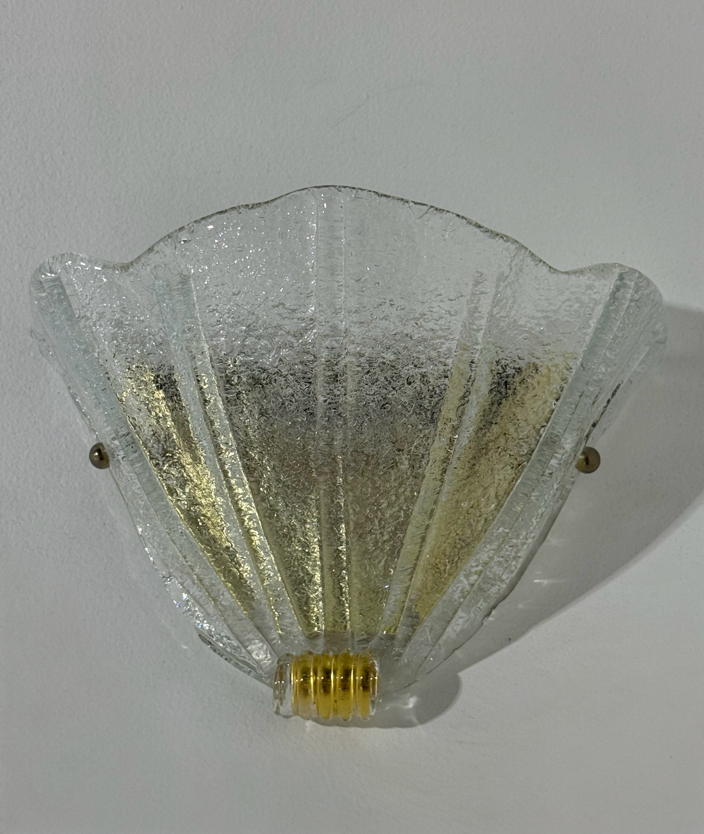 Murano Glass Shell Wall Light