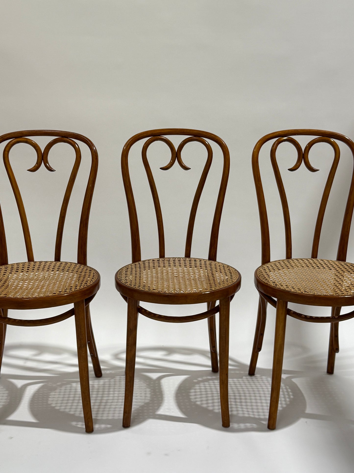 Set of Four Vintage Bentwood Dining Chairs