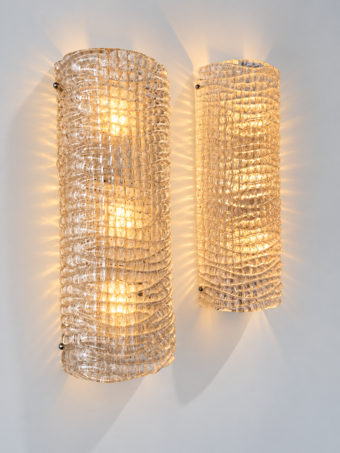 Pair of Murano Wall Lights by Kalmar
