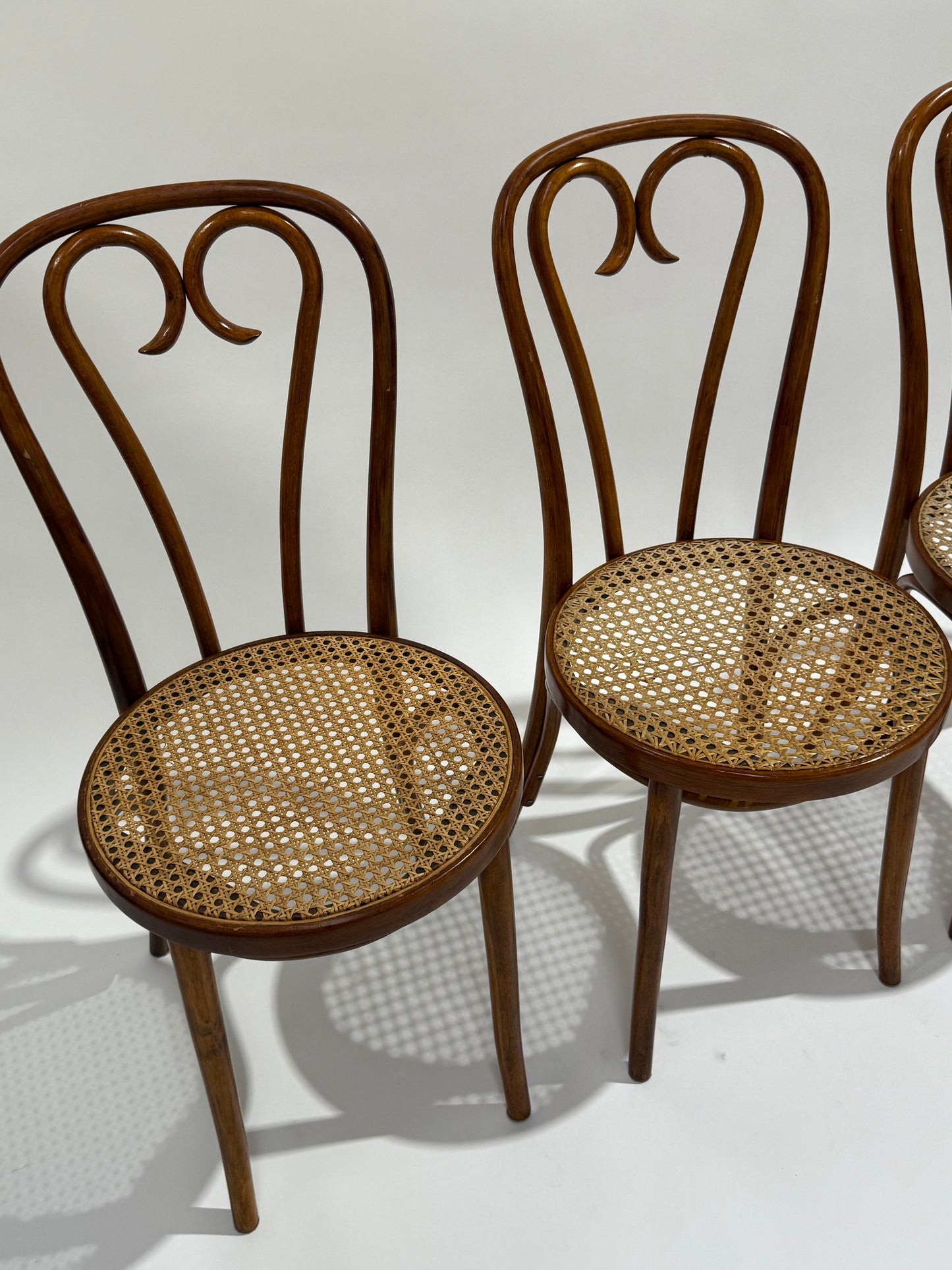 Set of Four Vintage Bentwood Dining Chairs