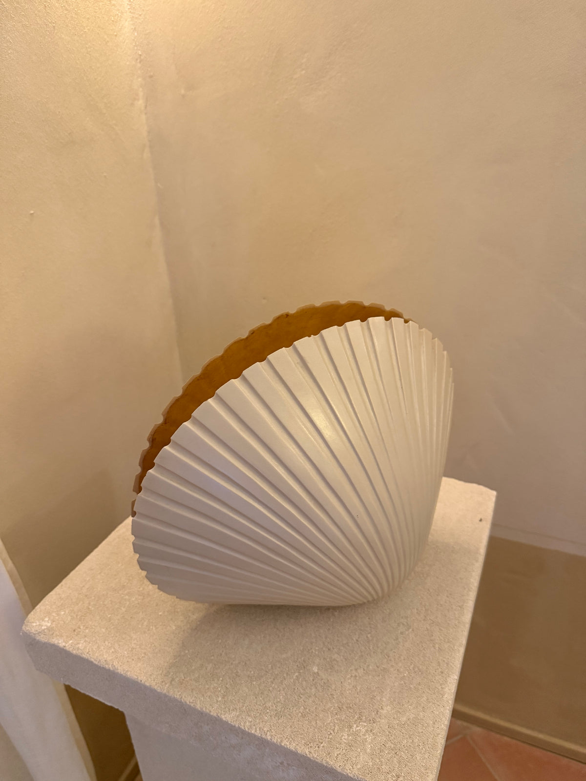 1970’s French Shell Lamp by Andre Casenave