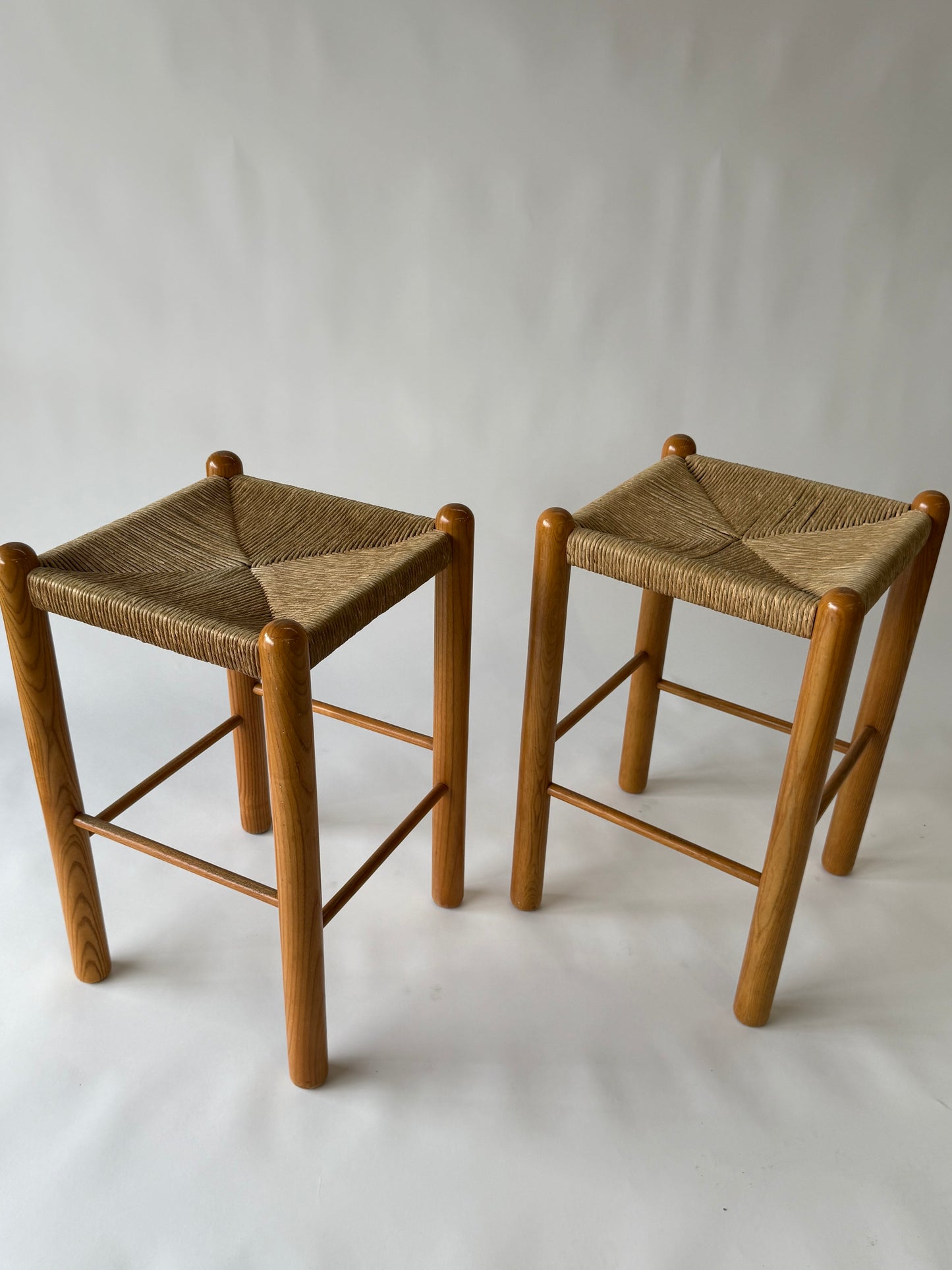 Vintage Rush Stool In The Style Of Perriand - Two Available