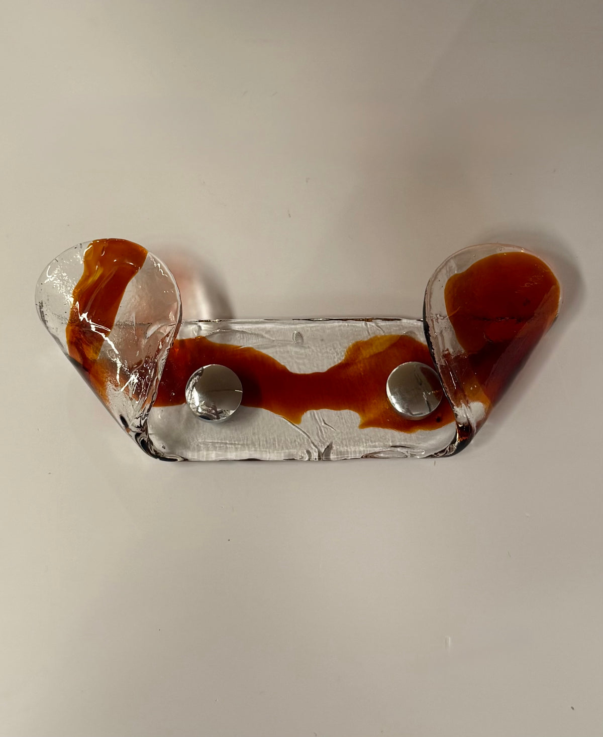 1970’s Murano Glass Robe Holder by Mazzega