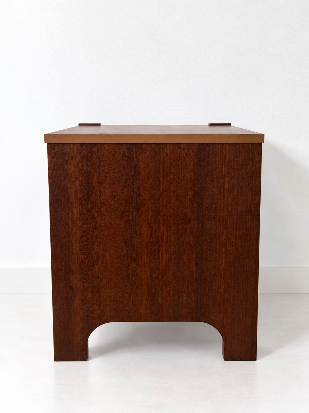 Pair of Elm Bedside Cabinets by Maison Regain