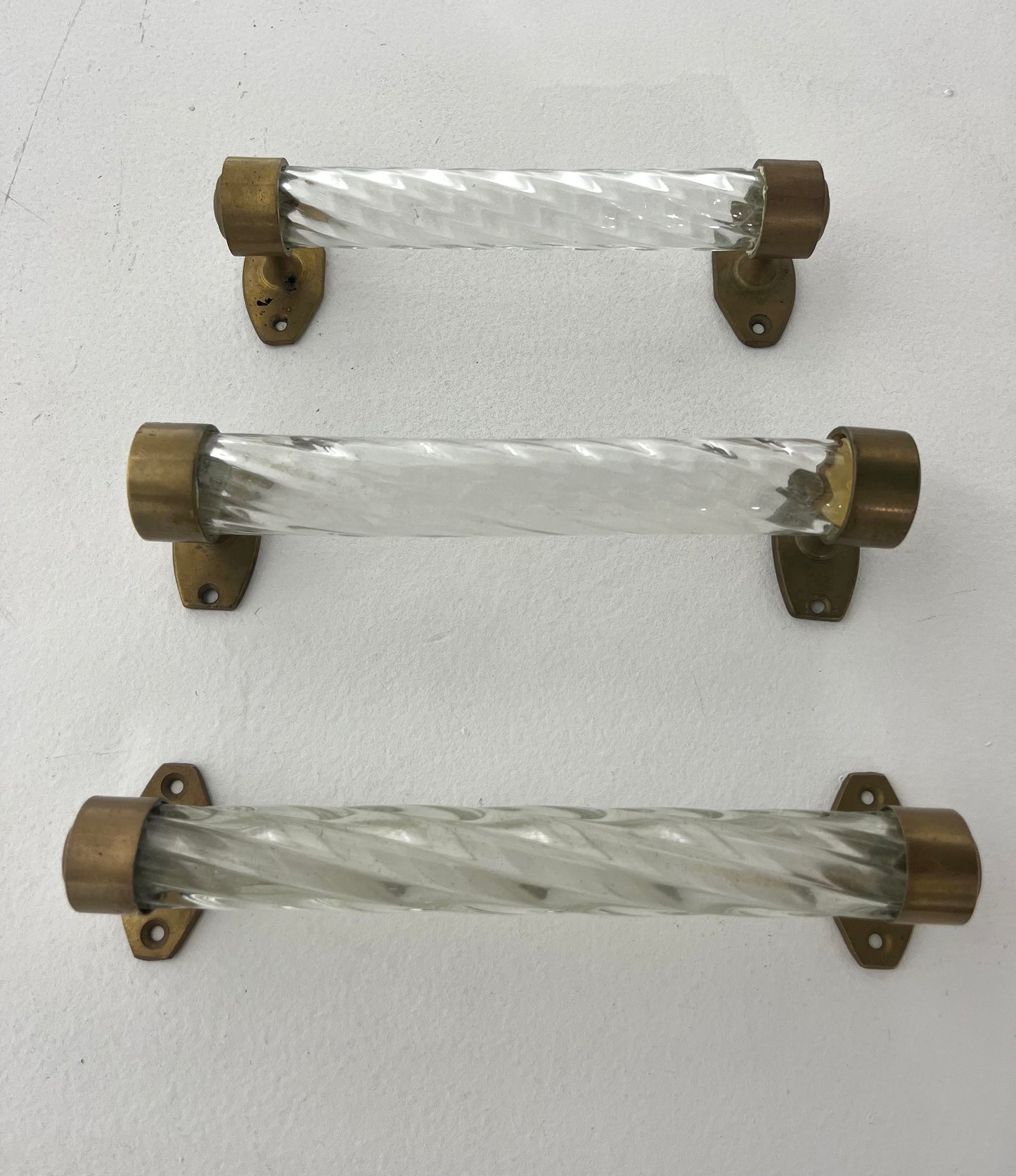 Italian Murano Glass Drawer/Door Pull 22cm