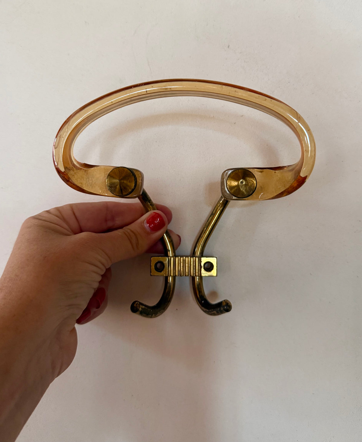 Italian Perspex Coat Hook