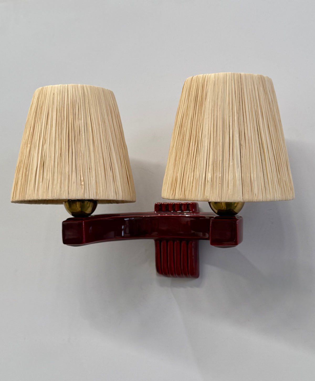 1950’s French Ceramic Wall Light