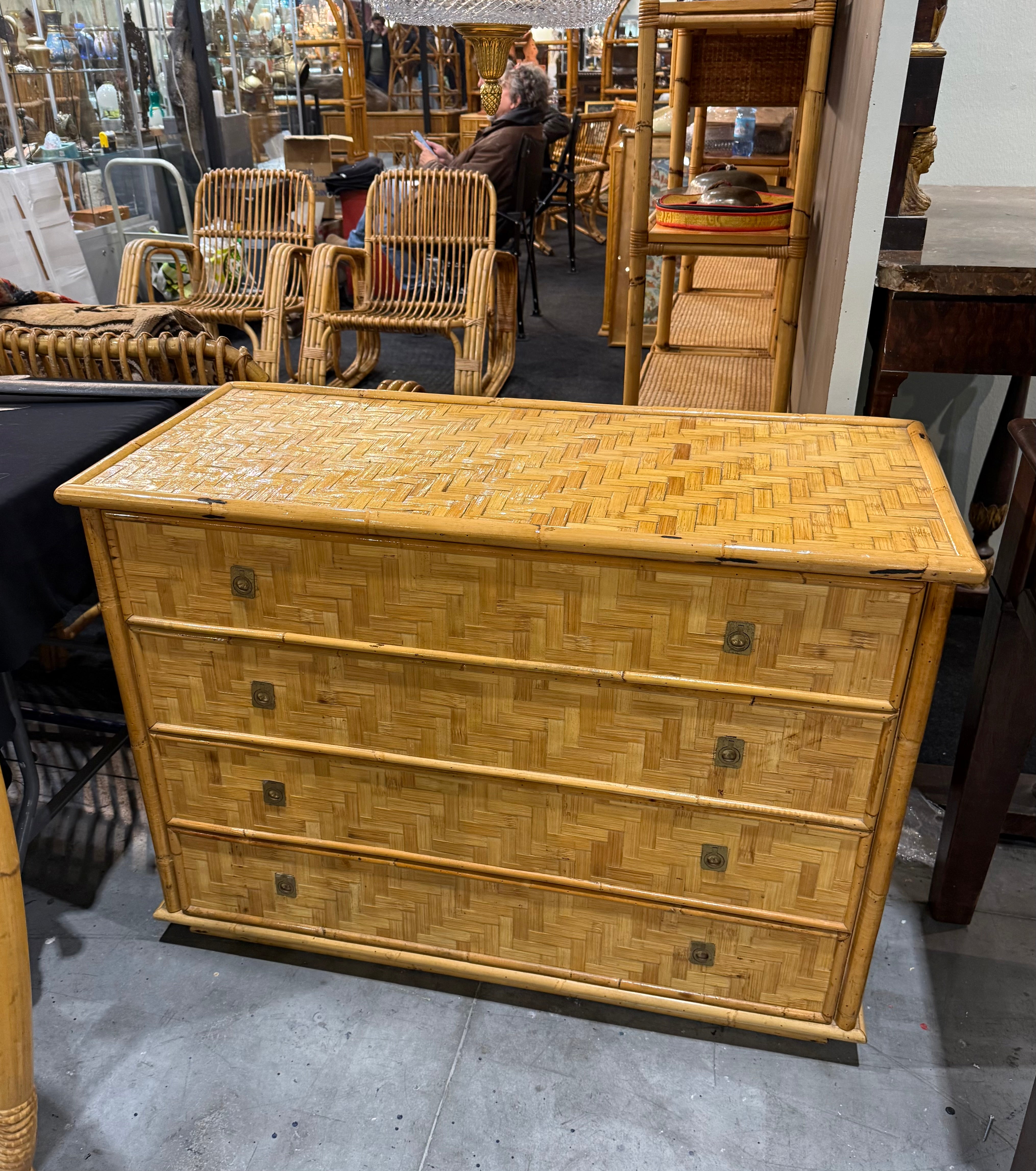 PRE-ORDER: Italian Pressed Bamboo Drawers by Vivai Del Sud