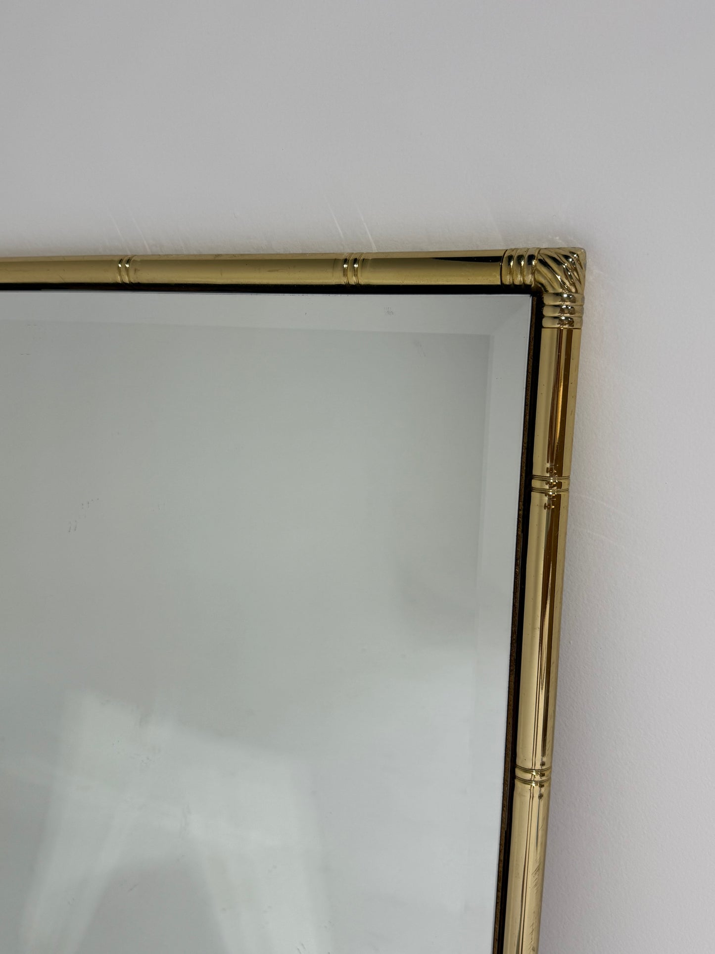 Vintage Italian Brass Mirror