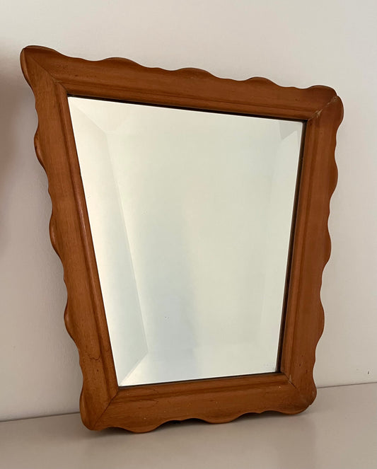 1960’s French Timber Mirror - Two Available