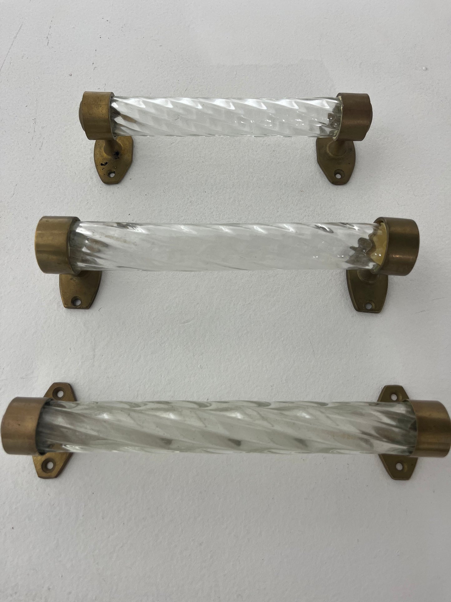 Italian Murano Glass Drawer/Door Pull 23.5cm