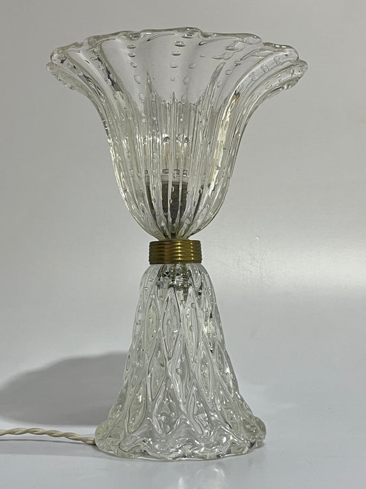 Large Murano Glass Table Lamp by Barovier