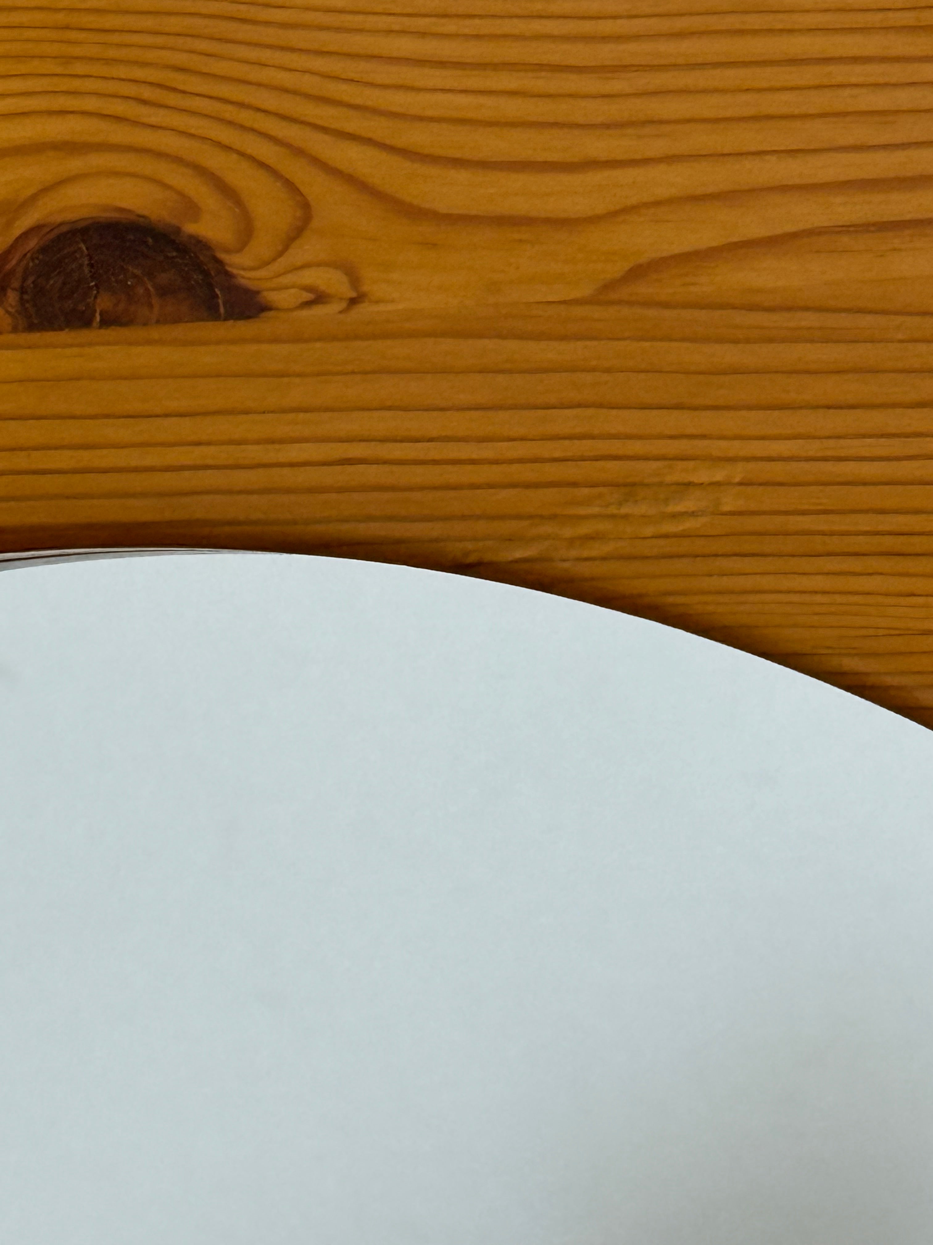 Vintage French Pine Mirror