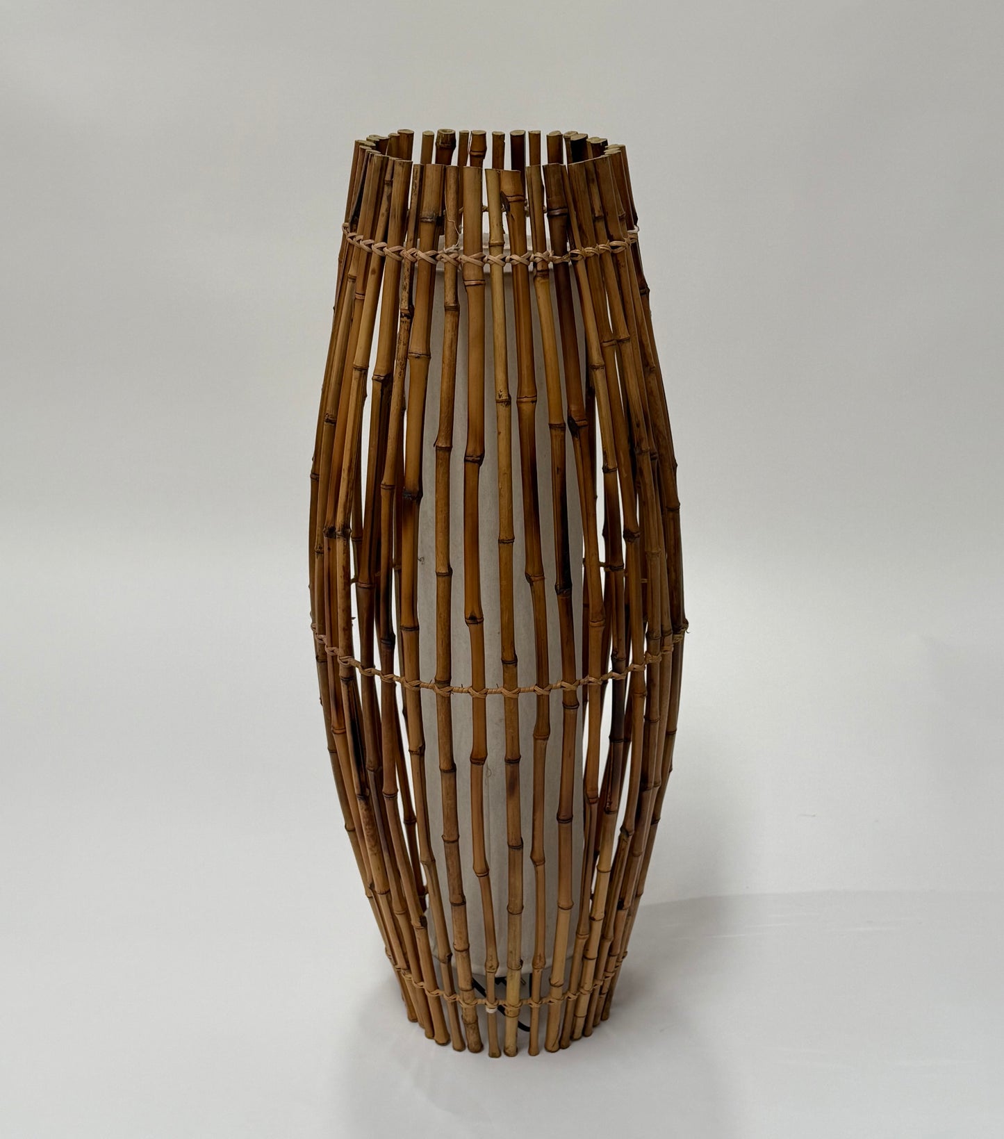 Medium Italian Bamboo Floor Lamp