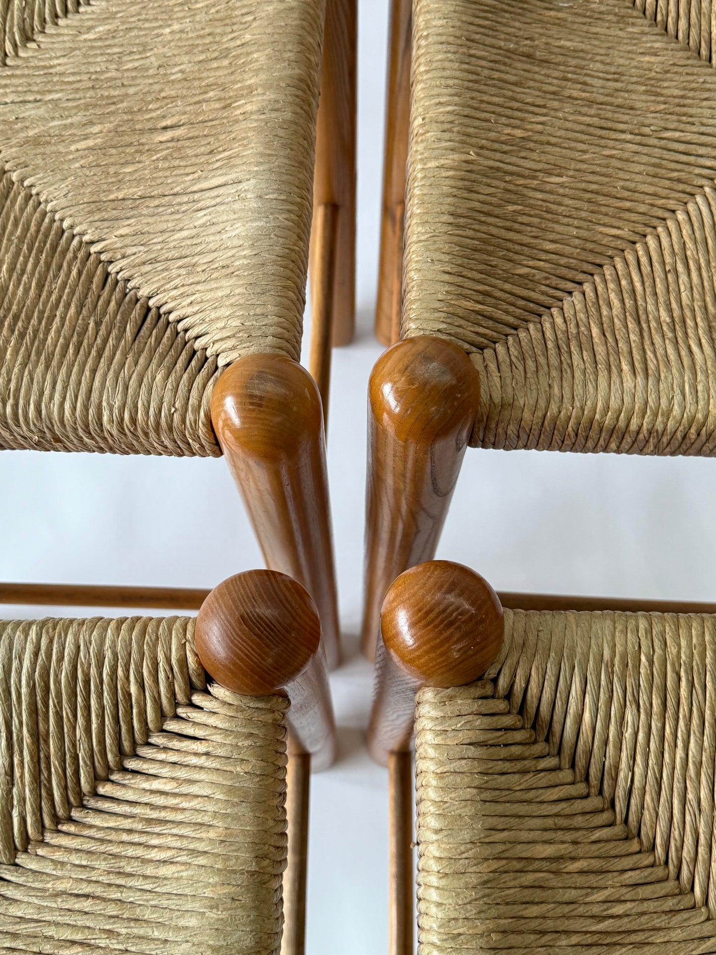 Vintage Rush Stool In The Style Of Perriand - Two Available