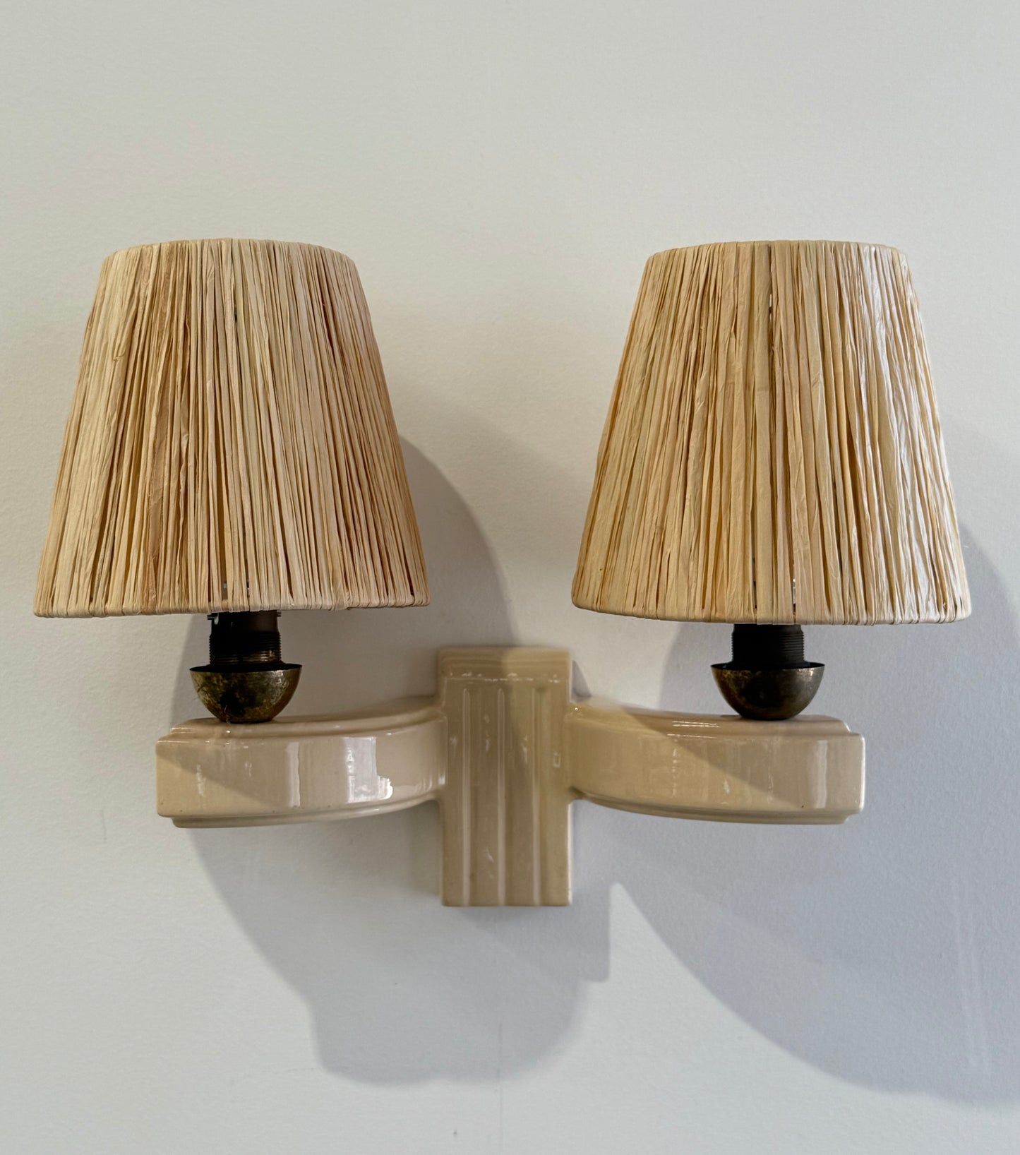1950’s French Ceramic Wall Light