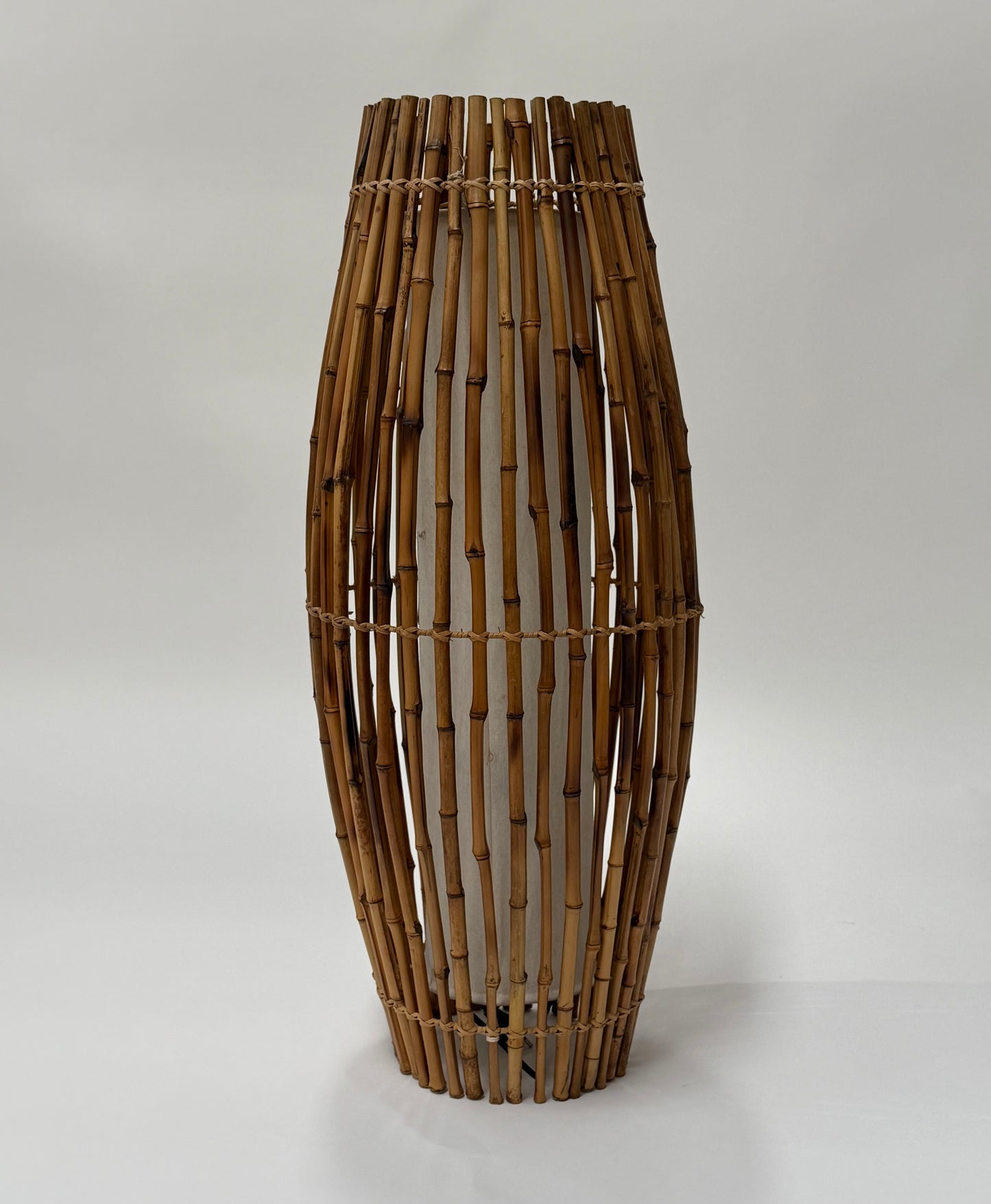 Medium Italian Bamboo Floor Lamp